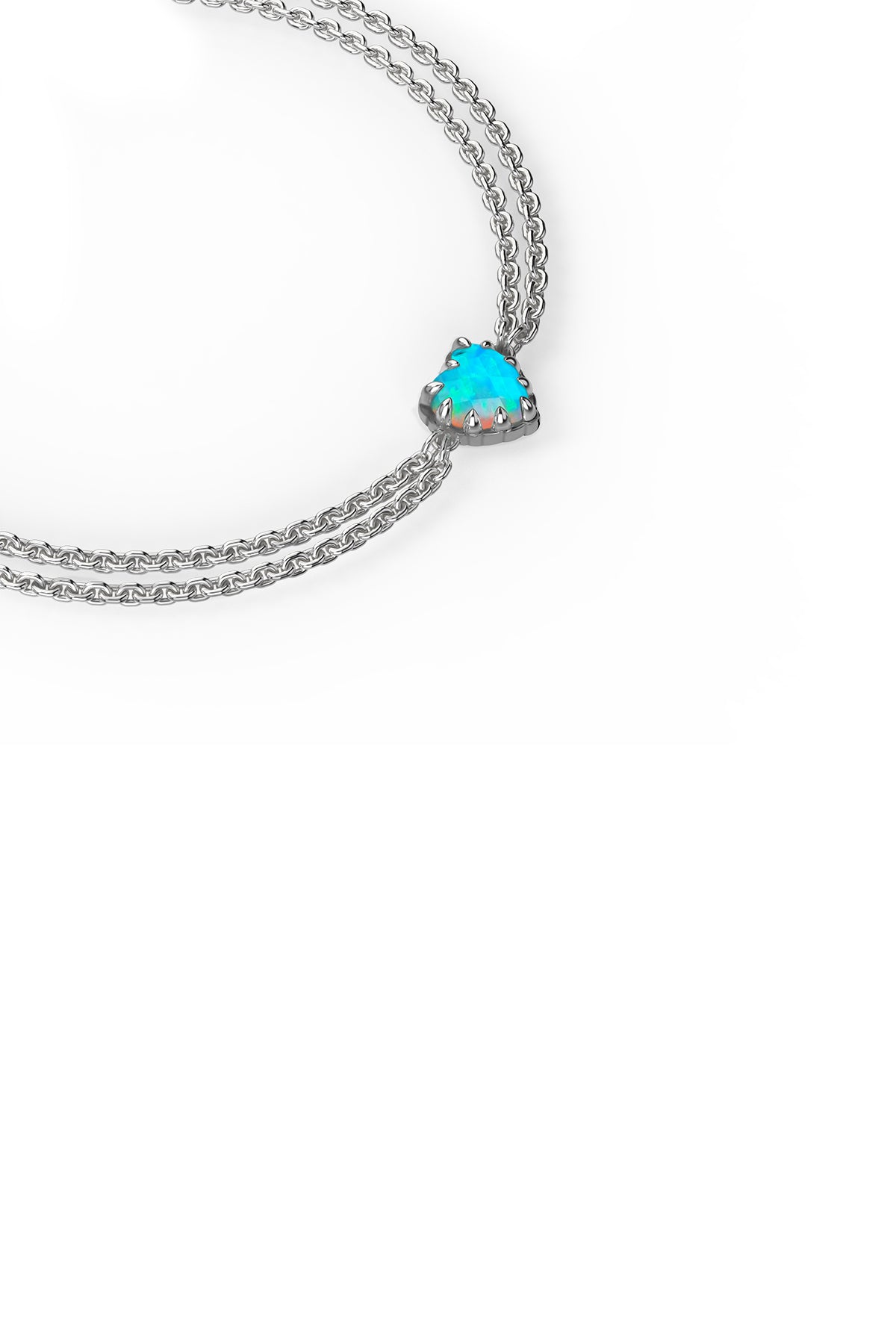 Stolen Girlfriend Love claw bracelet opal