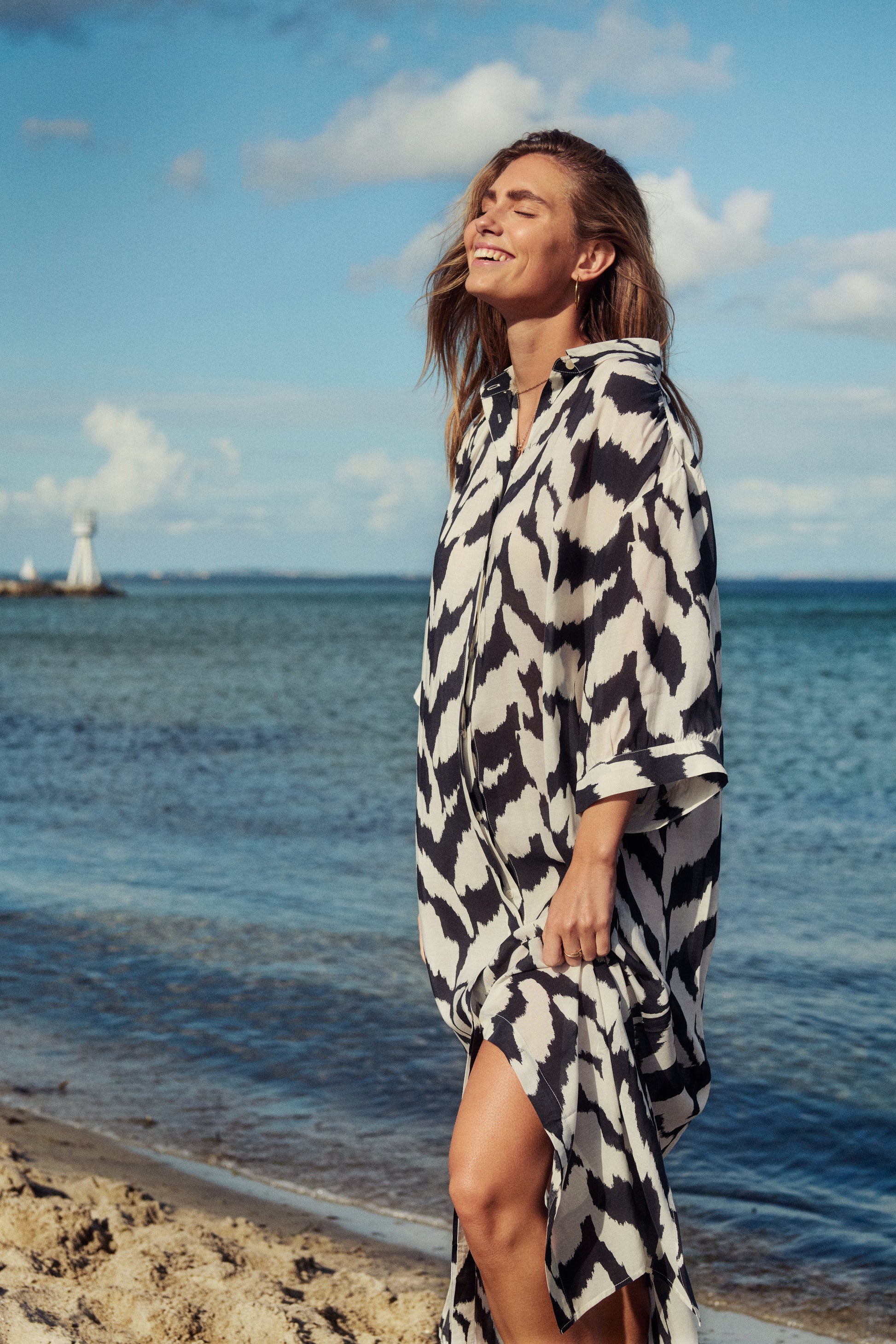Kelsie Shirt Dress Saint Tropez