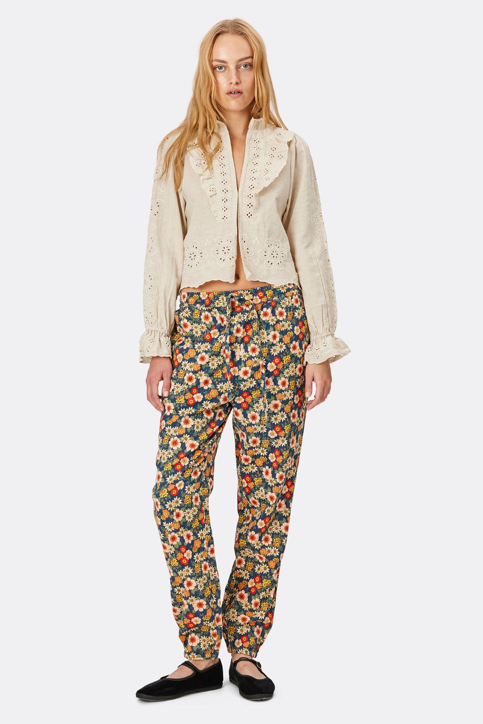 Davenport Blouse in Ecru