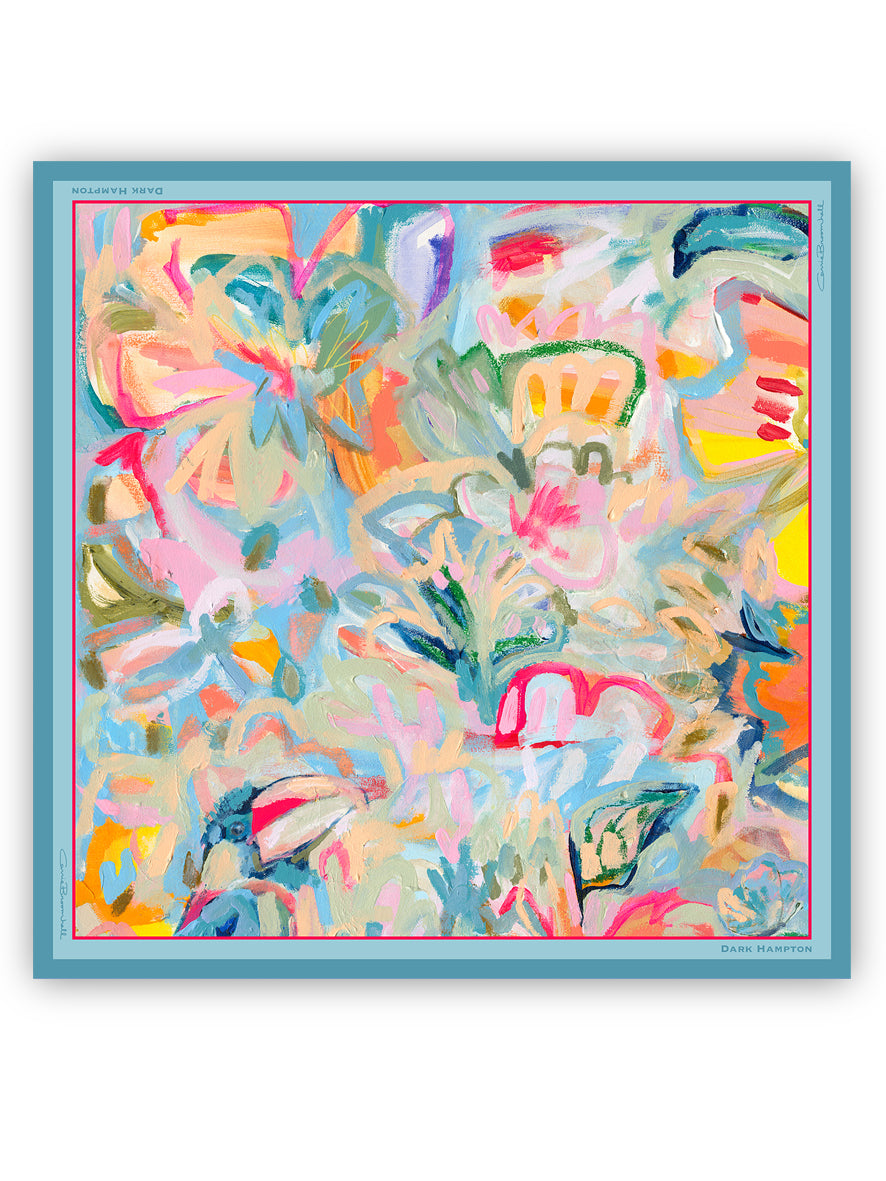 Dark Hampton Silk Scarf Finn