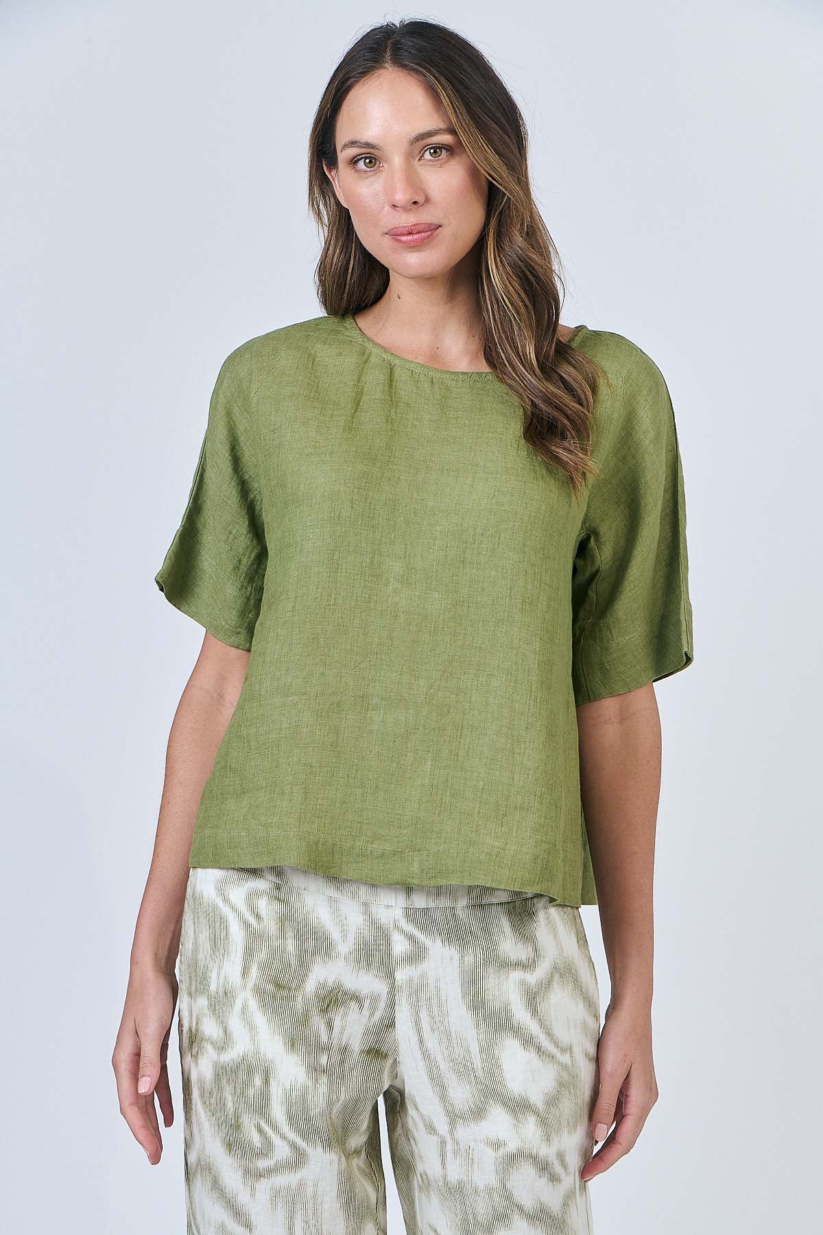 GA585MS Top By Naturals Moss