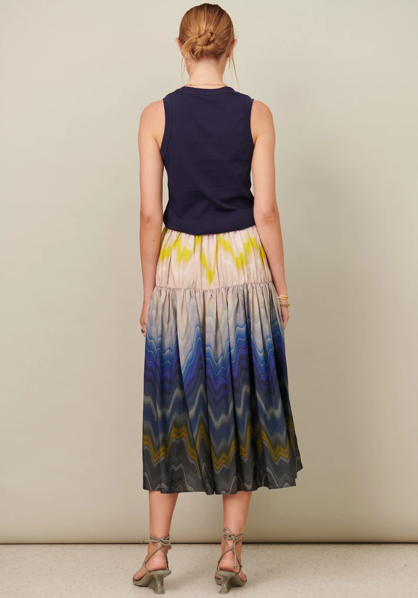 Layla Tank in Ink or Khaki