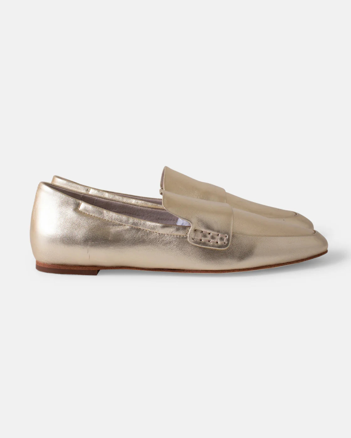 Dutch Leather Loafer in Copper