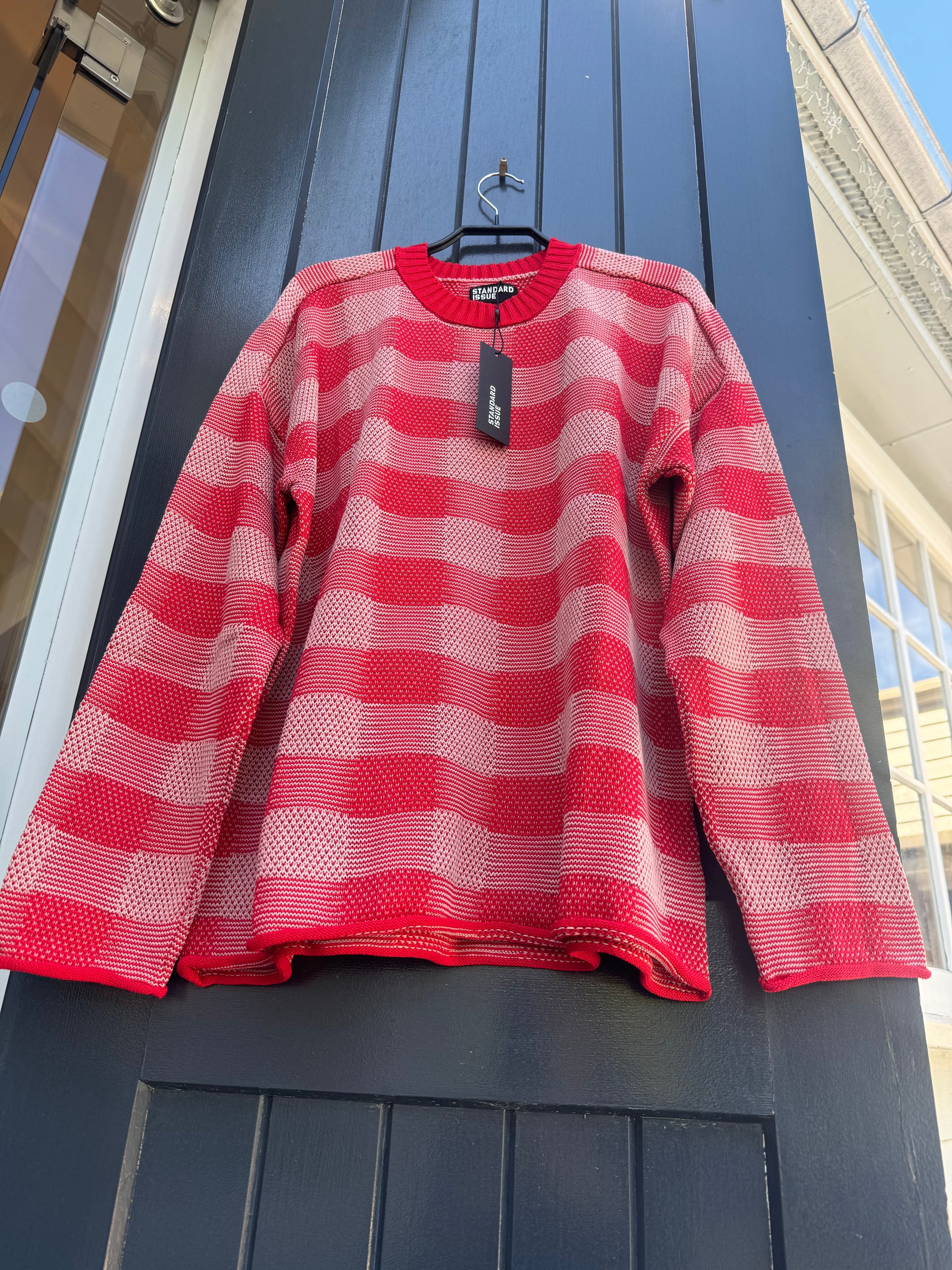 Cotton universal plaid pullover Standard issue