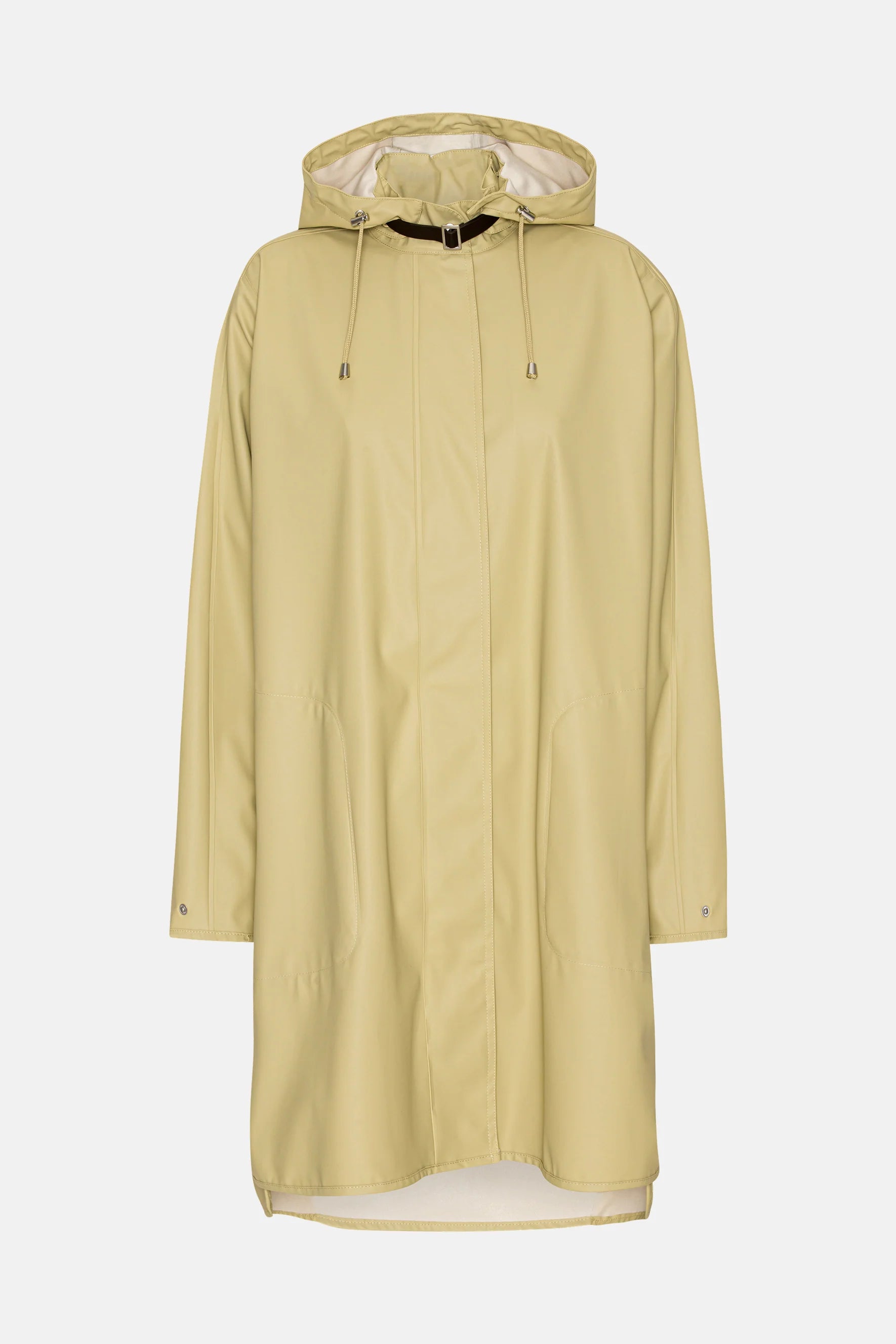 Light Detachable Hood Coat in Olive/Grass or Cyber Yellow