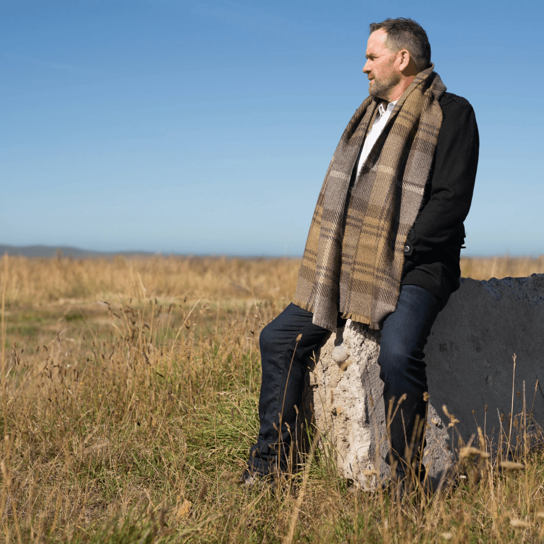 Lochcarron Gordan dress taupe