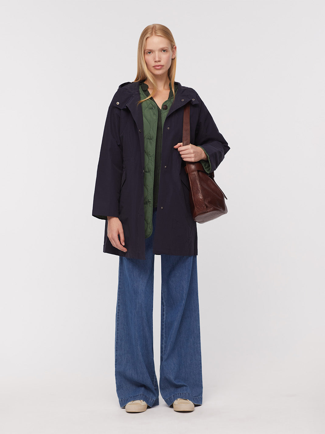 Detachable Parka in Navy or Forest