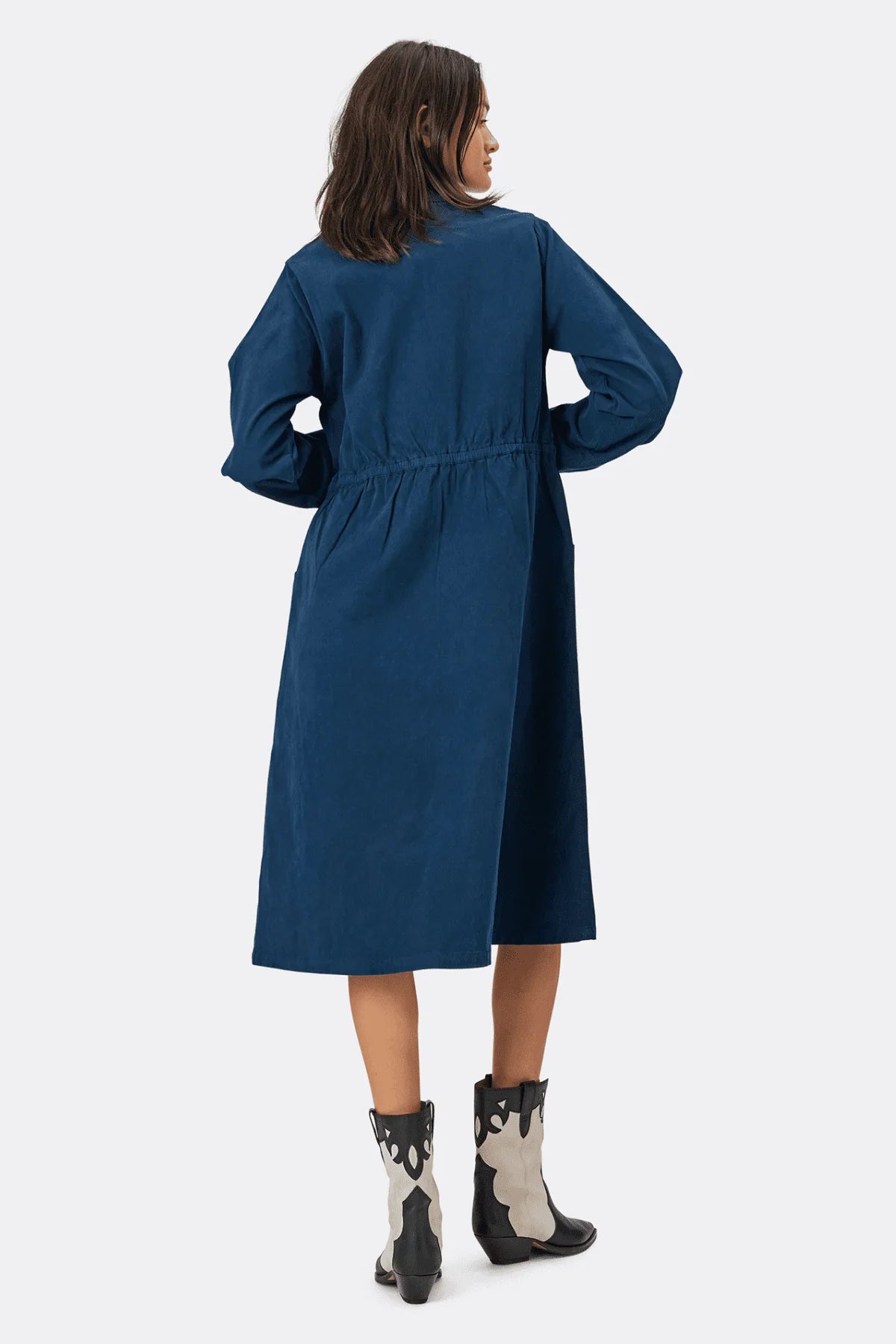 Dundee Dress in Dark Blue