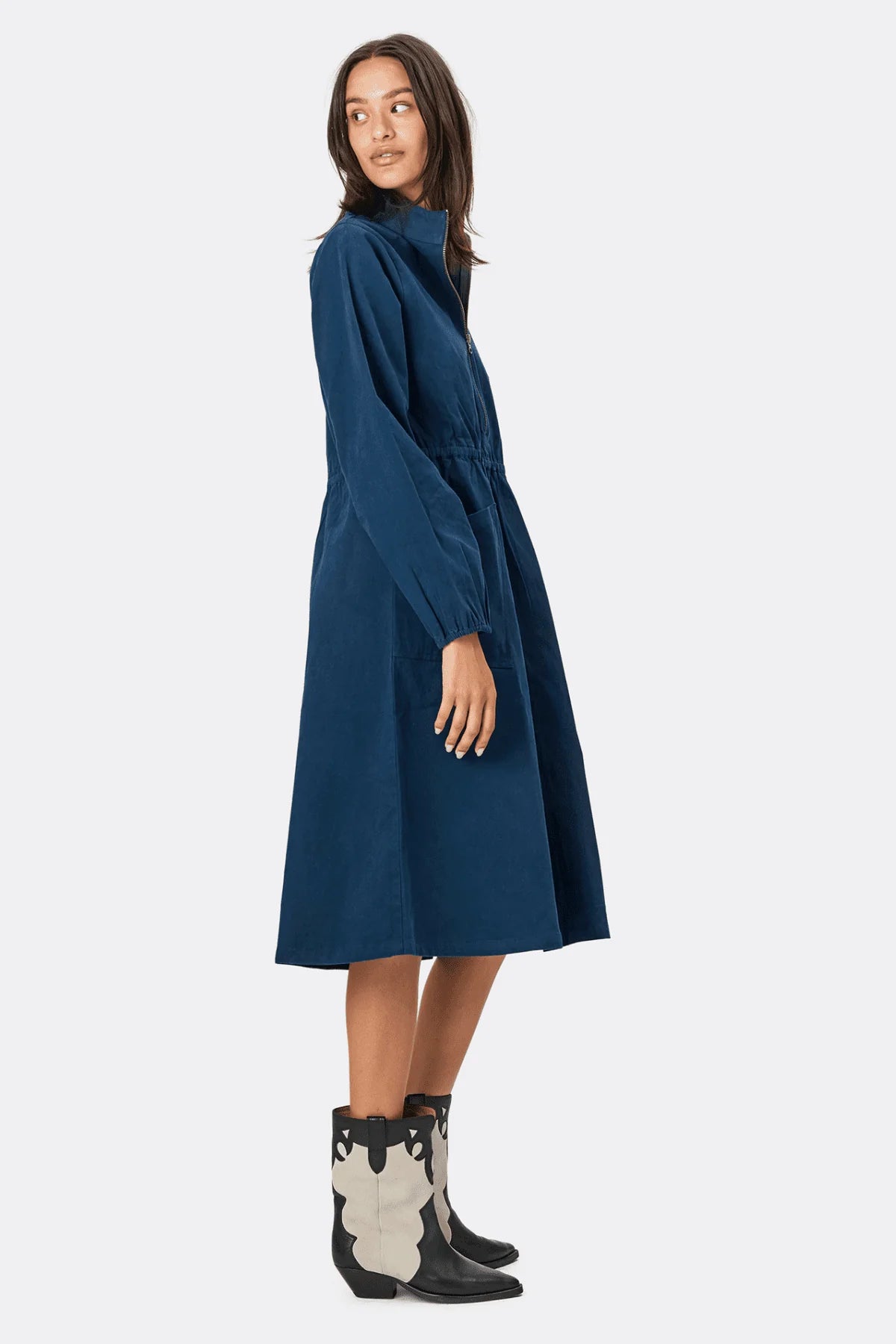 Dundee Dress in Dark Blue