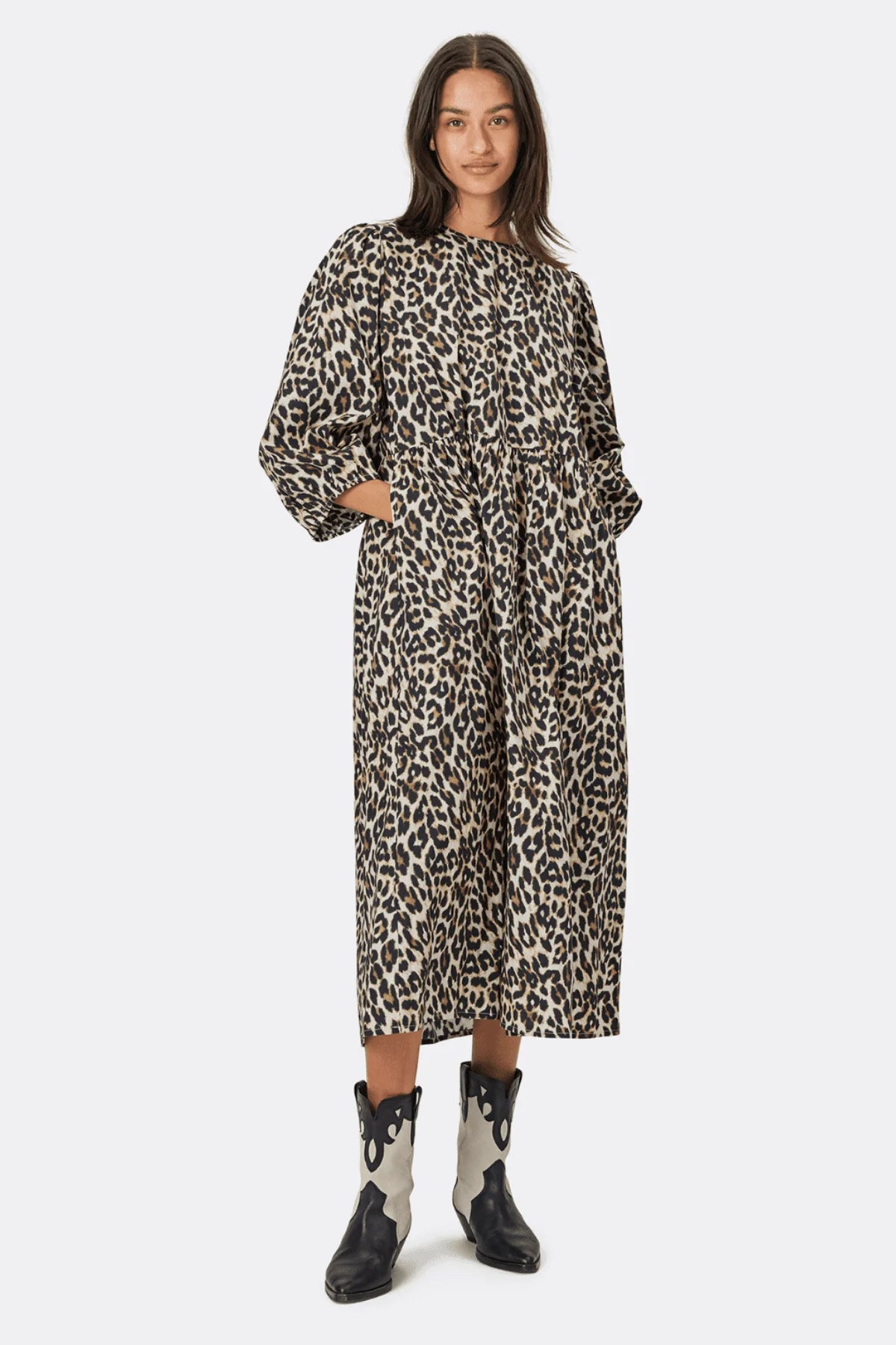 Marion Dress in Leopard