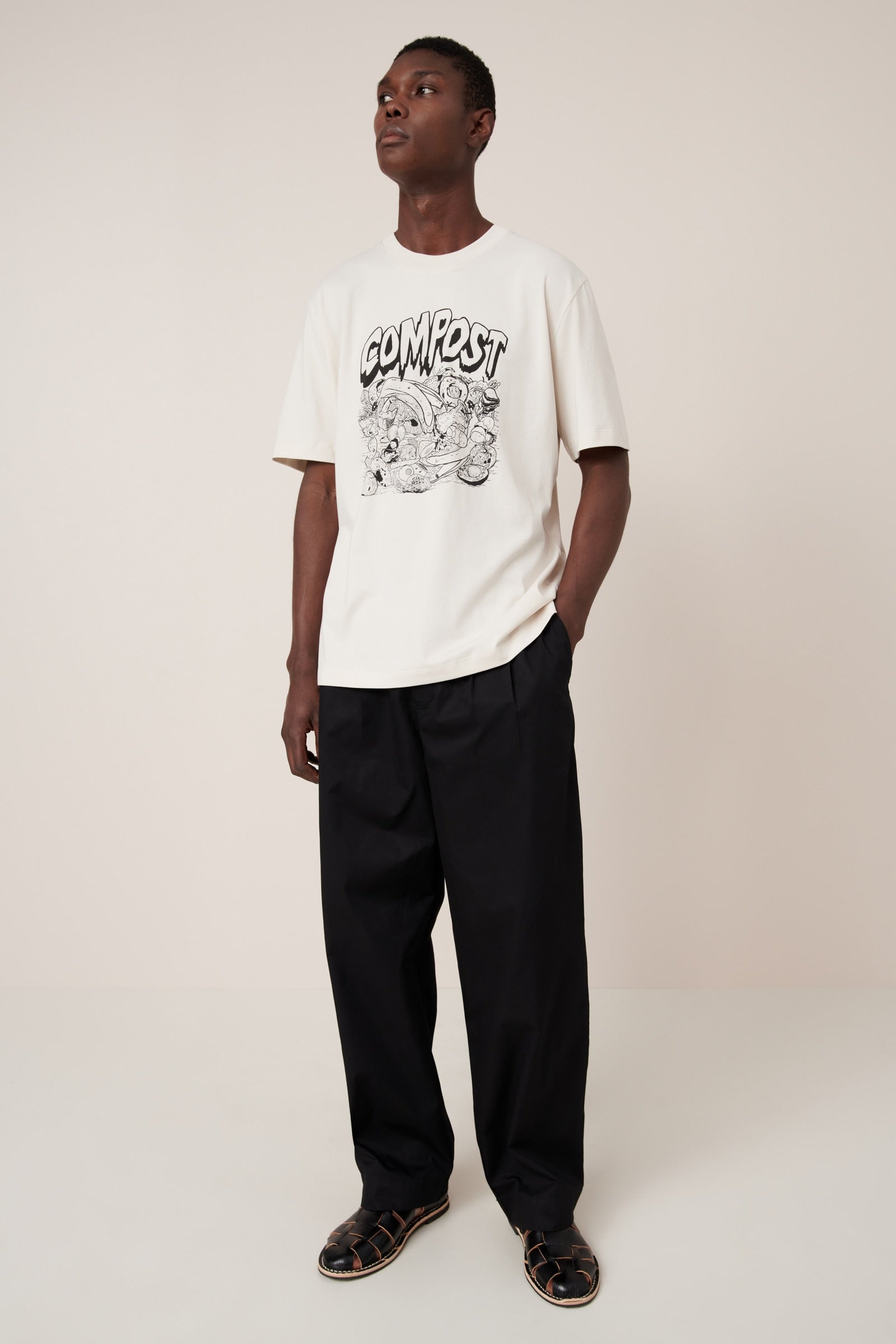 Compost Staple Tee Whisper Kowtow