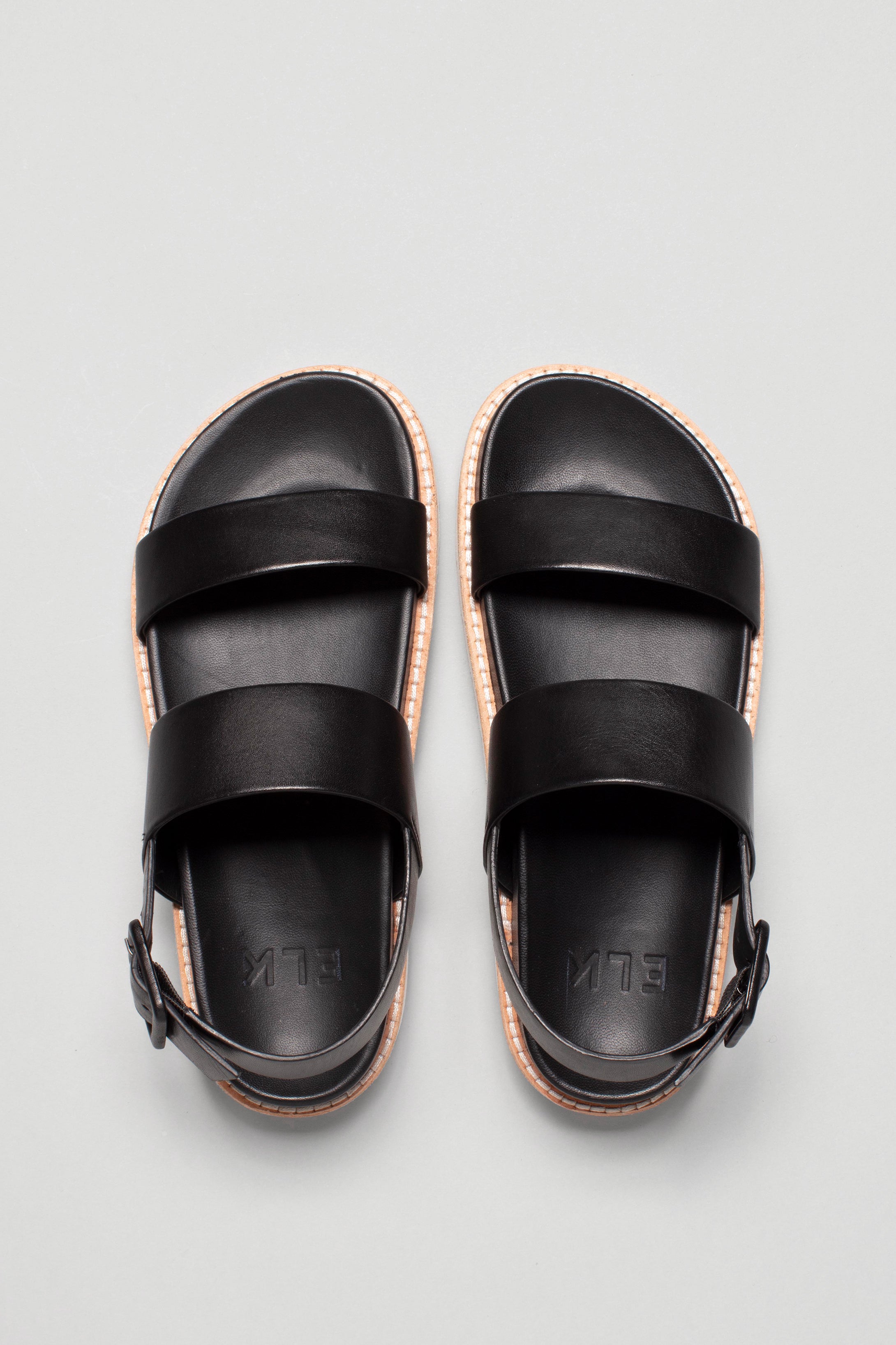 Spenn Sandal in Black