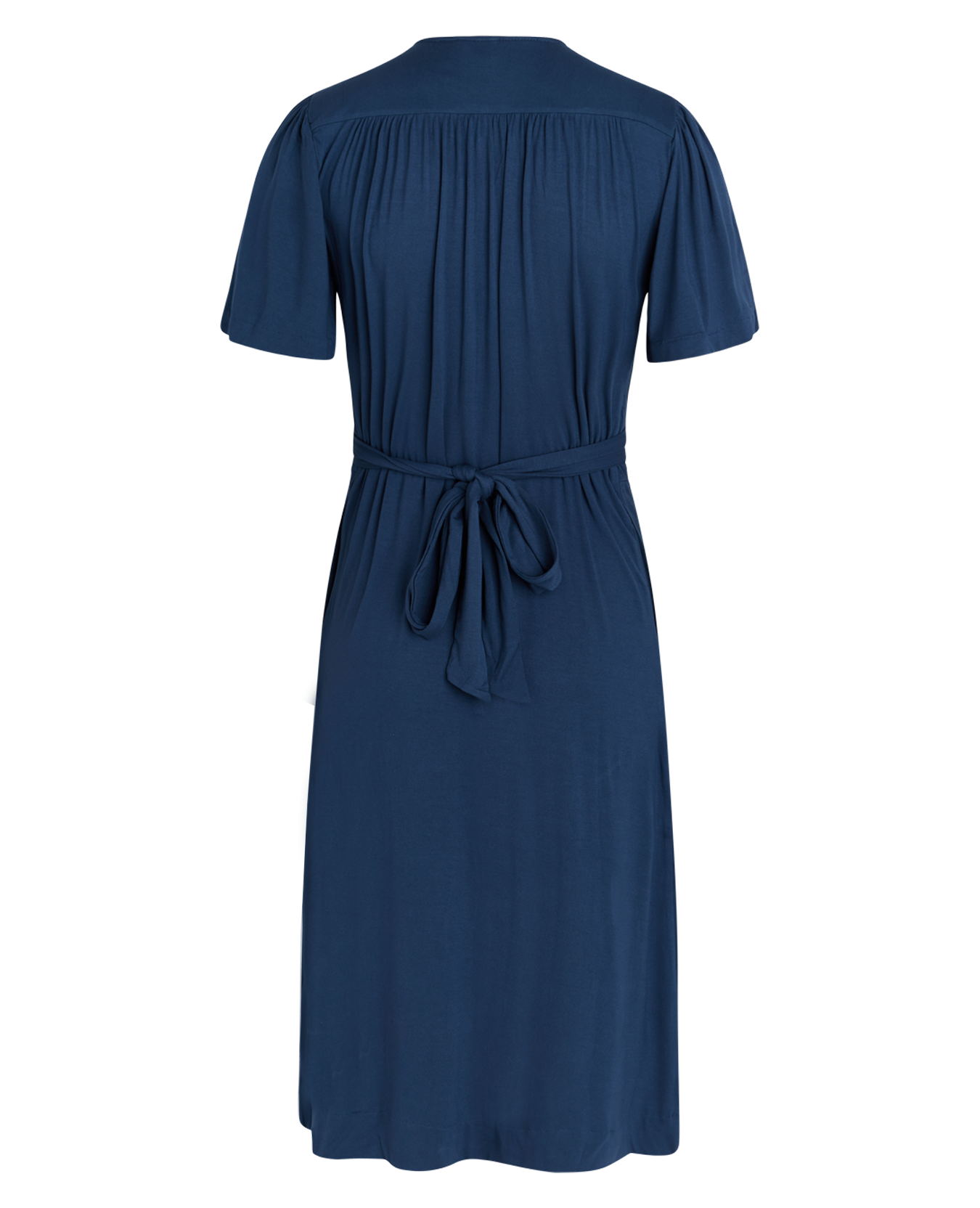 Printed Jersey Dress in Insignia Blue