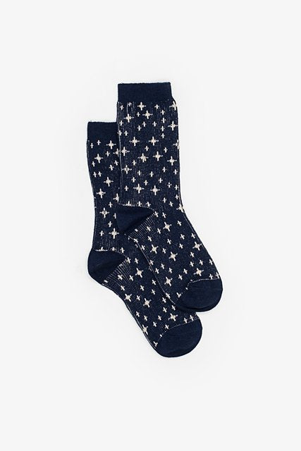 Blue Cross Sock