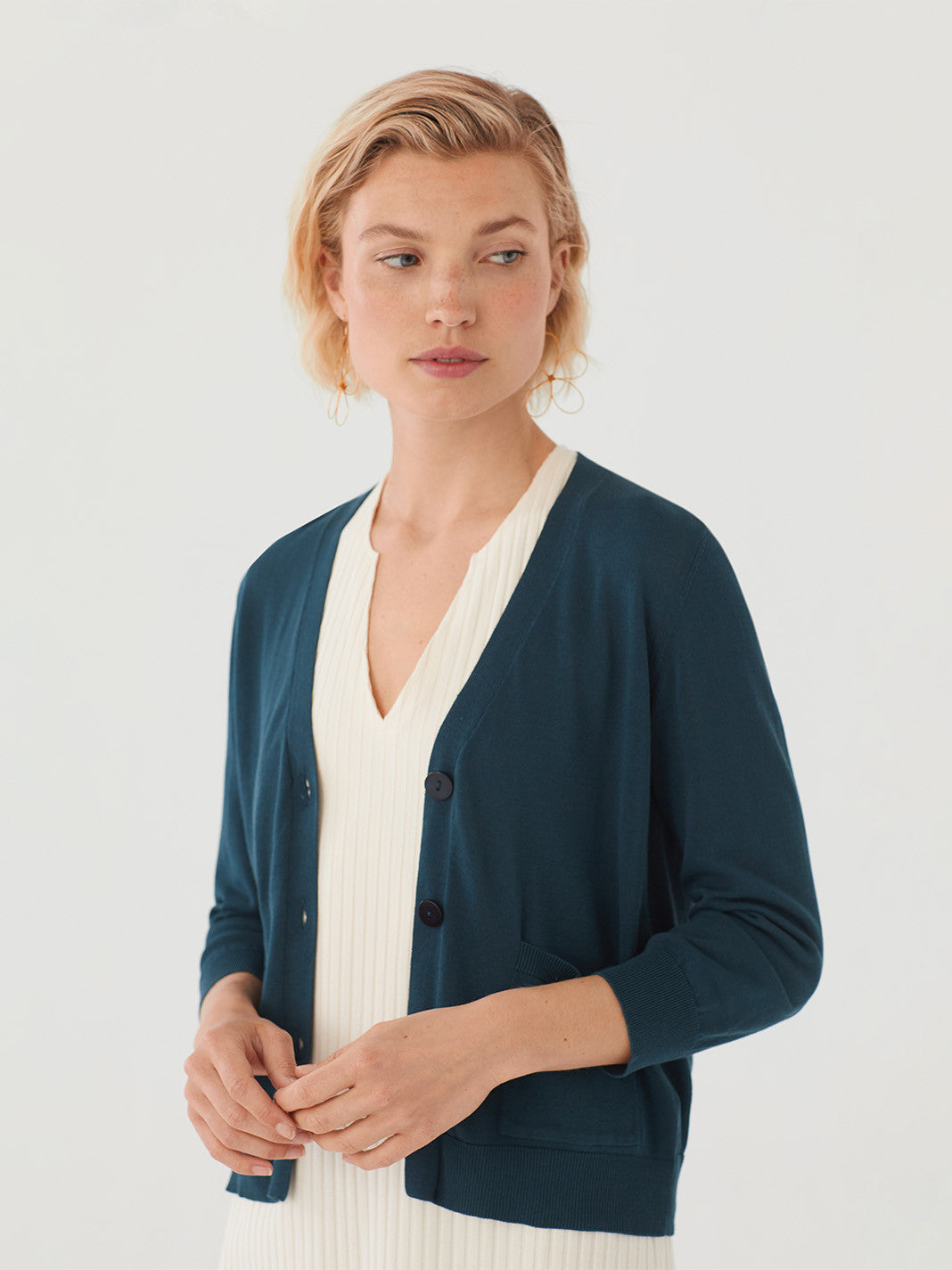 Basic V-neck Cardigan