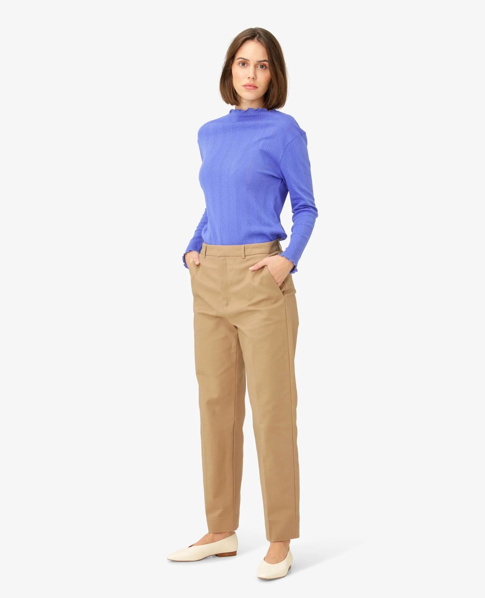 Selma Trousers in Tannin