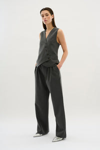 Waistcoat in Grey Melange