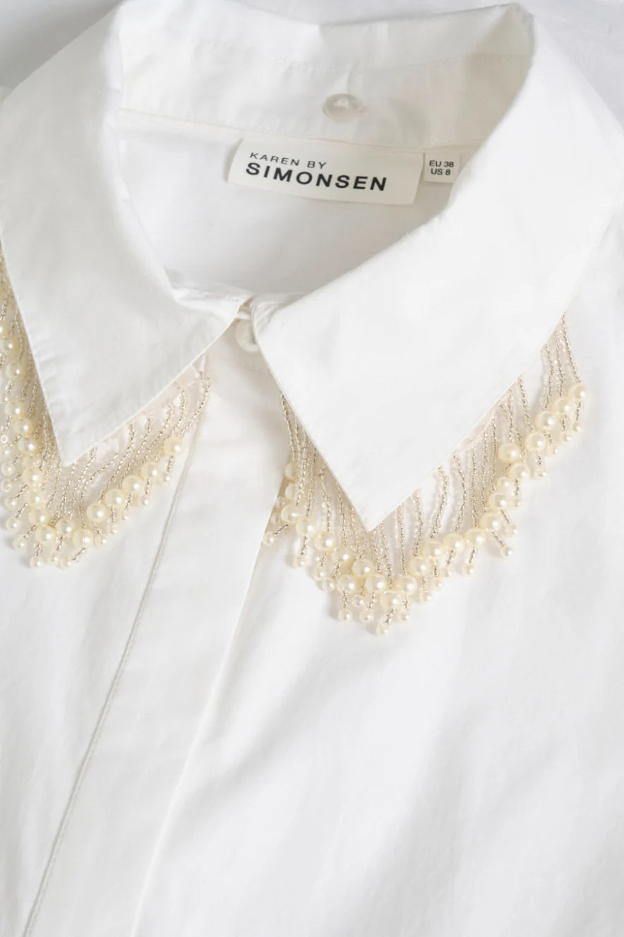 Simone Shirt in Bright White