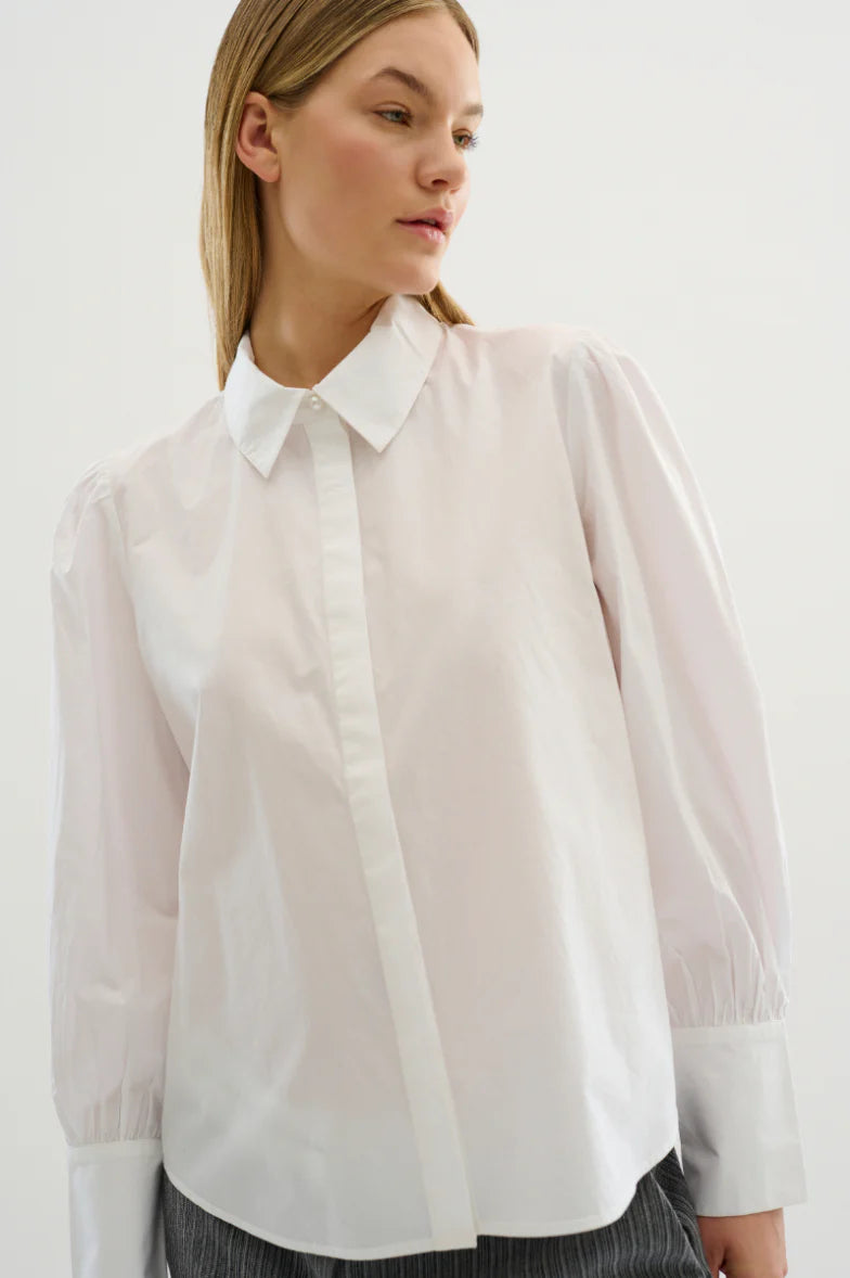 Simone Shirt in Bright White