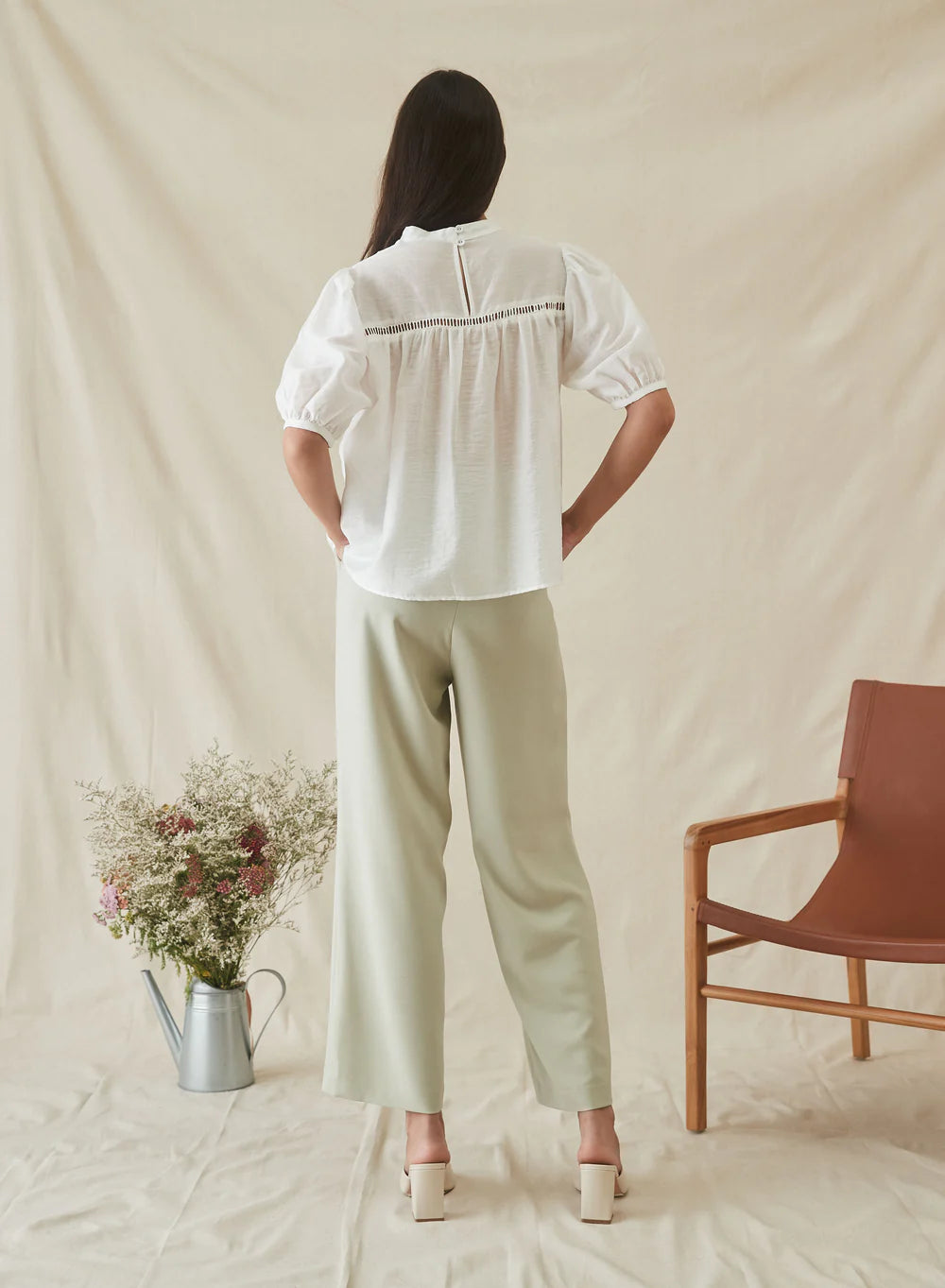 Adina Top in Rice