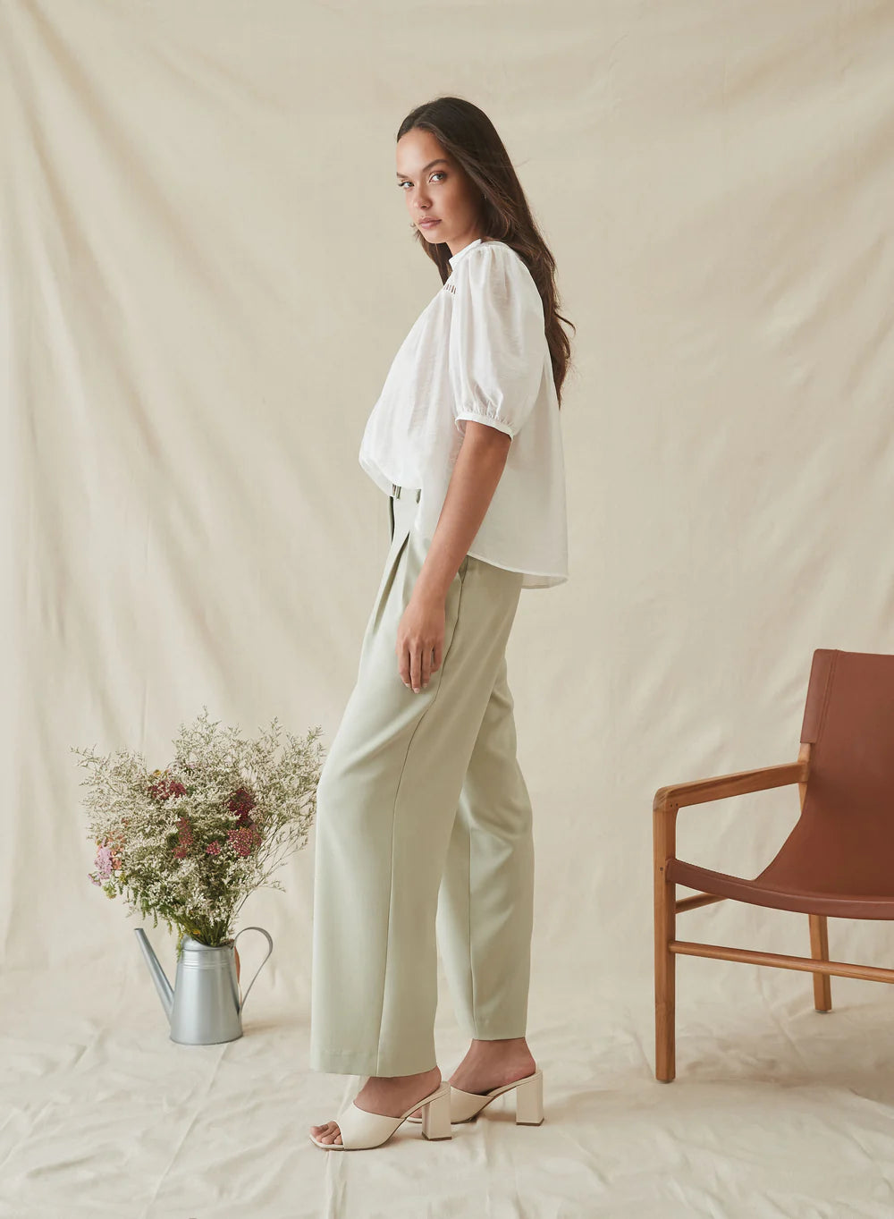 Adina Top in Rice