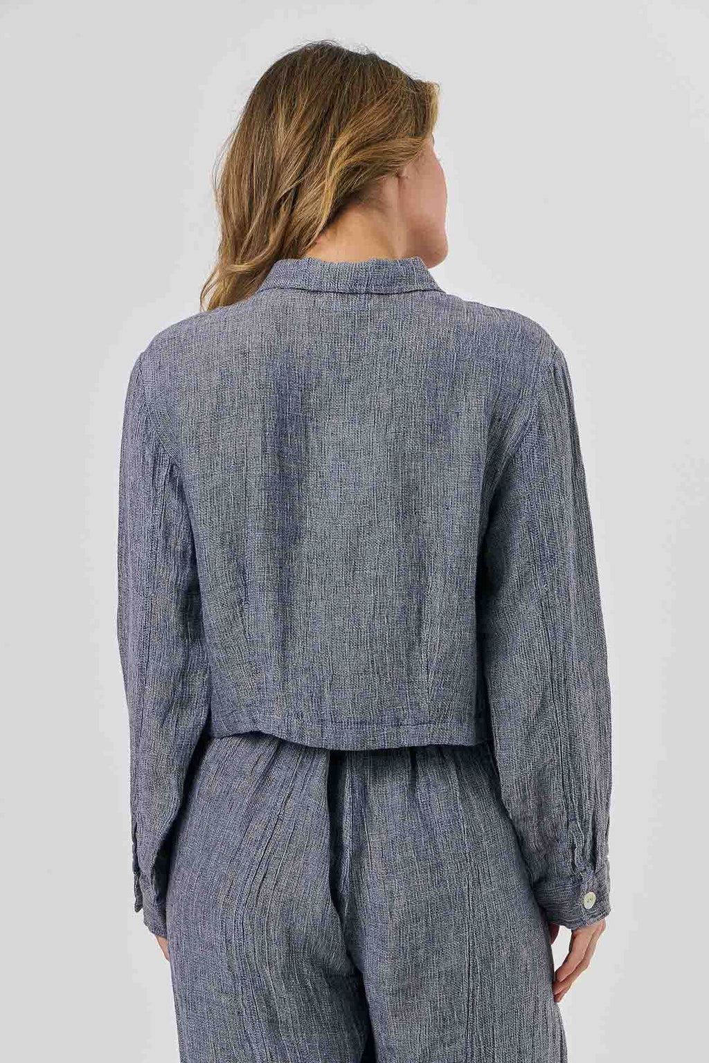 Linen Jacket in Nightfall