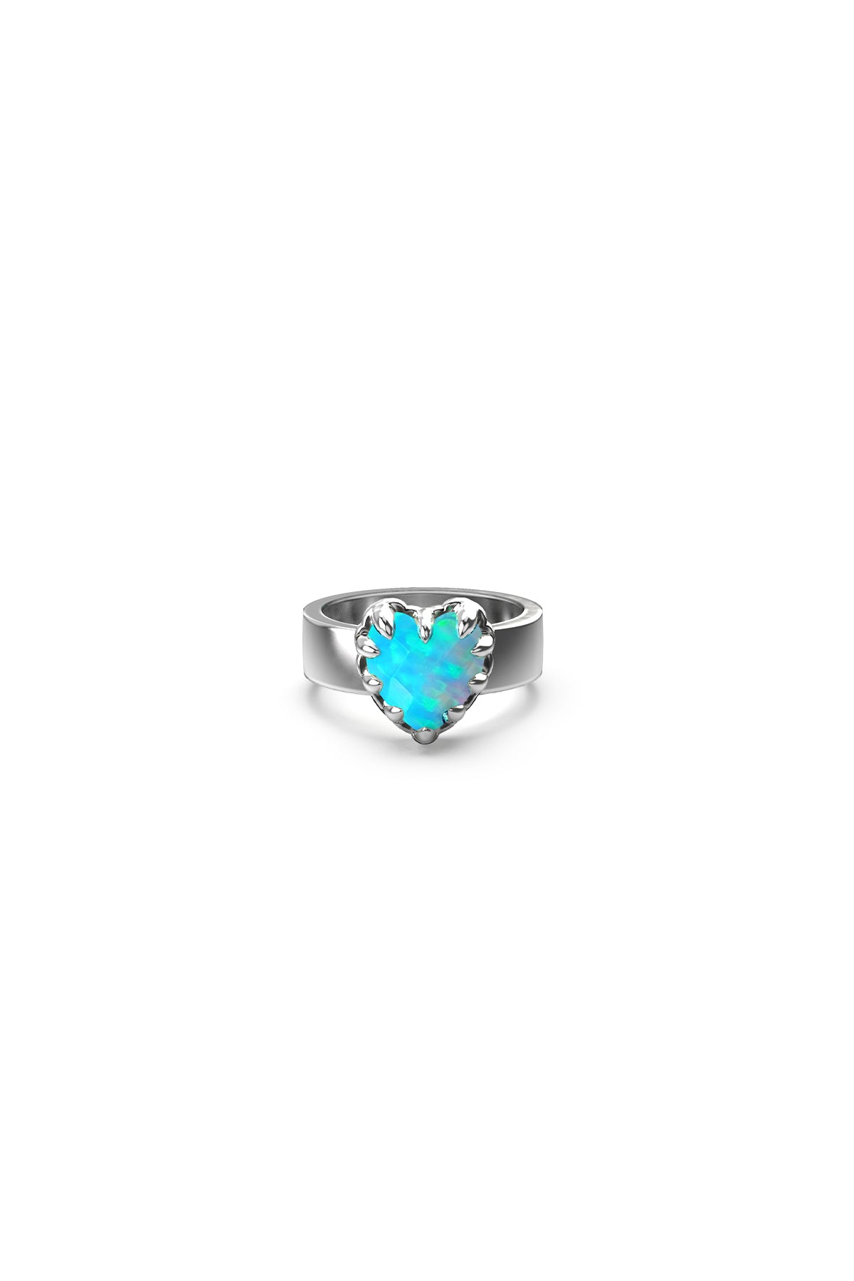 Stolen Girlfriend Love claw ring opal