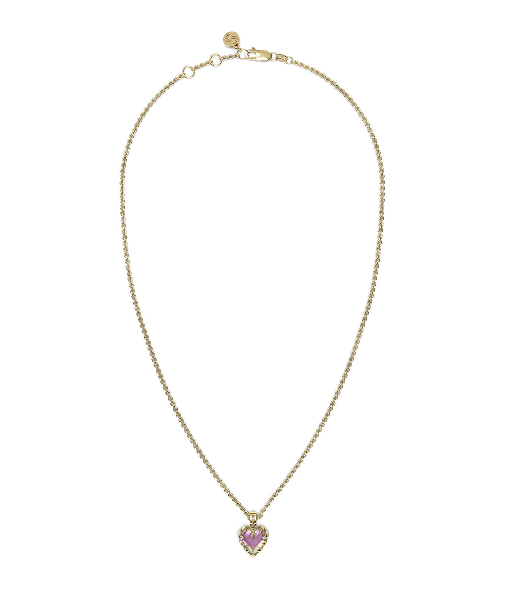 Love Claw Mystic Quartz Necklace Gold Stolen Girlfriends