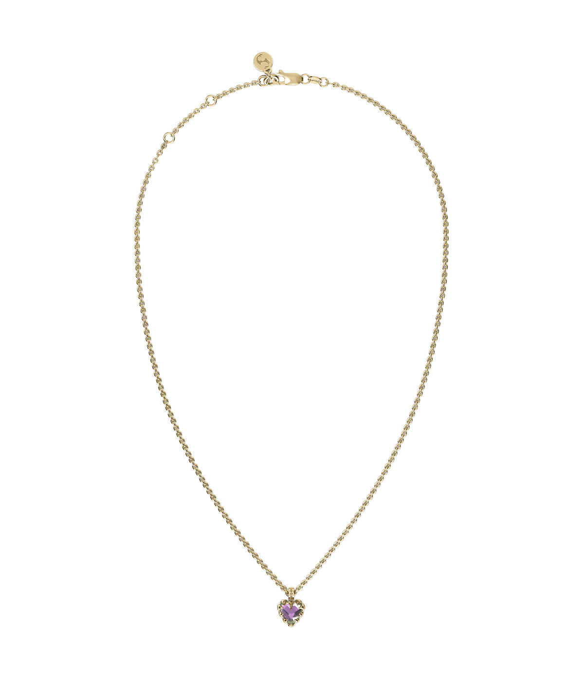 Mini Love Claw Necklace Mystic Quartz