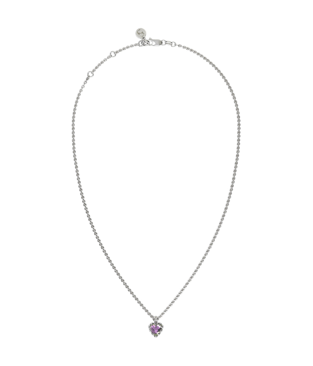 Mini Love Claw Necklace Mystic Quartz