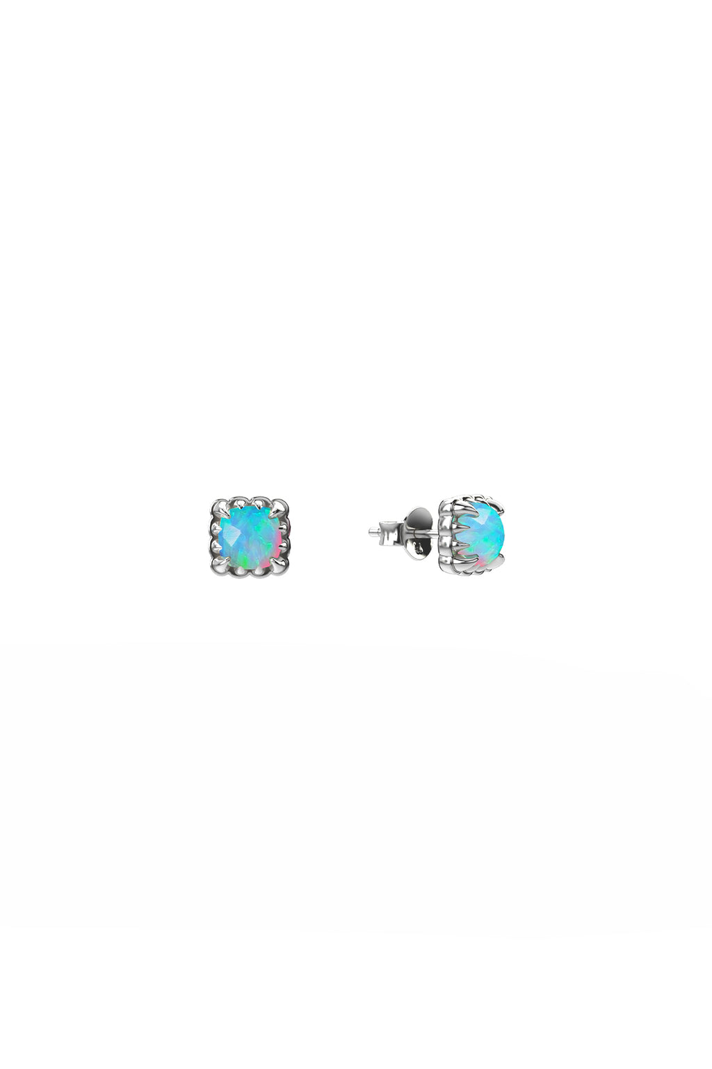 Stolen Girlfriend Mini claw studs opal