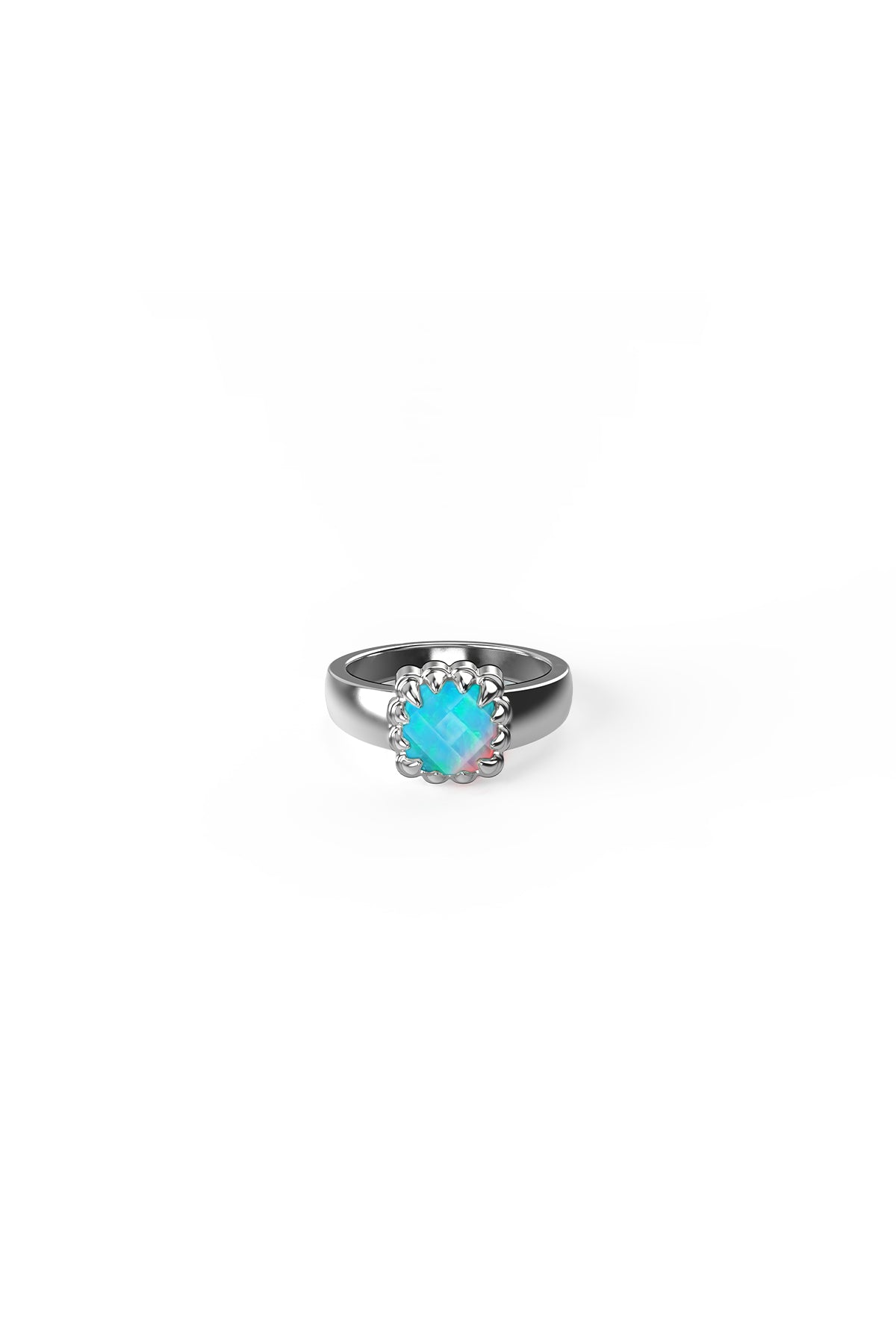 Stolen Girlfriend Baby claw ring opal