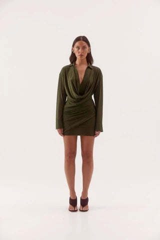 Selen Shirt Dress - Sovere