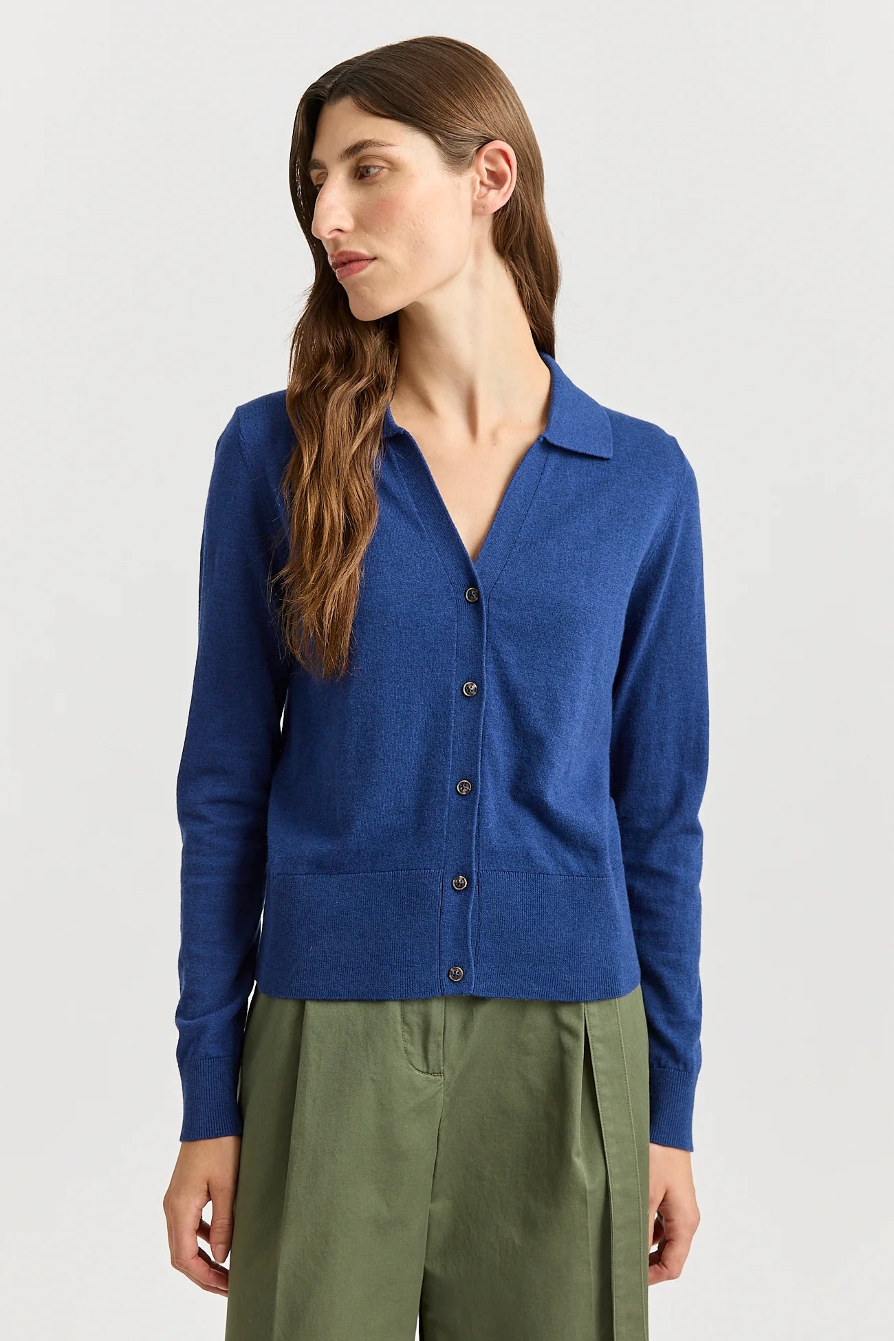 Fine Collar Cardigan  Toorallie