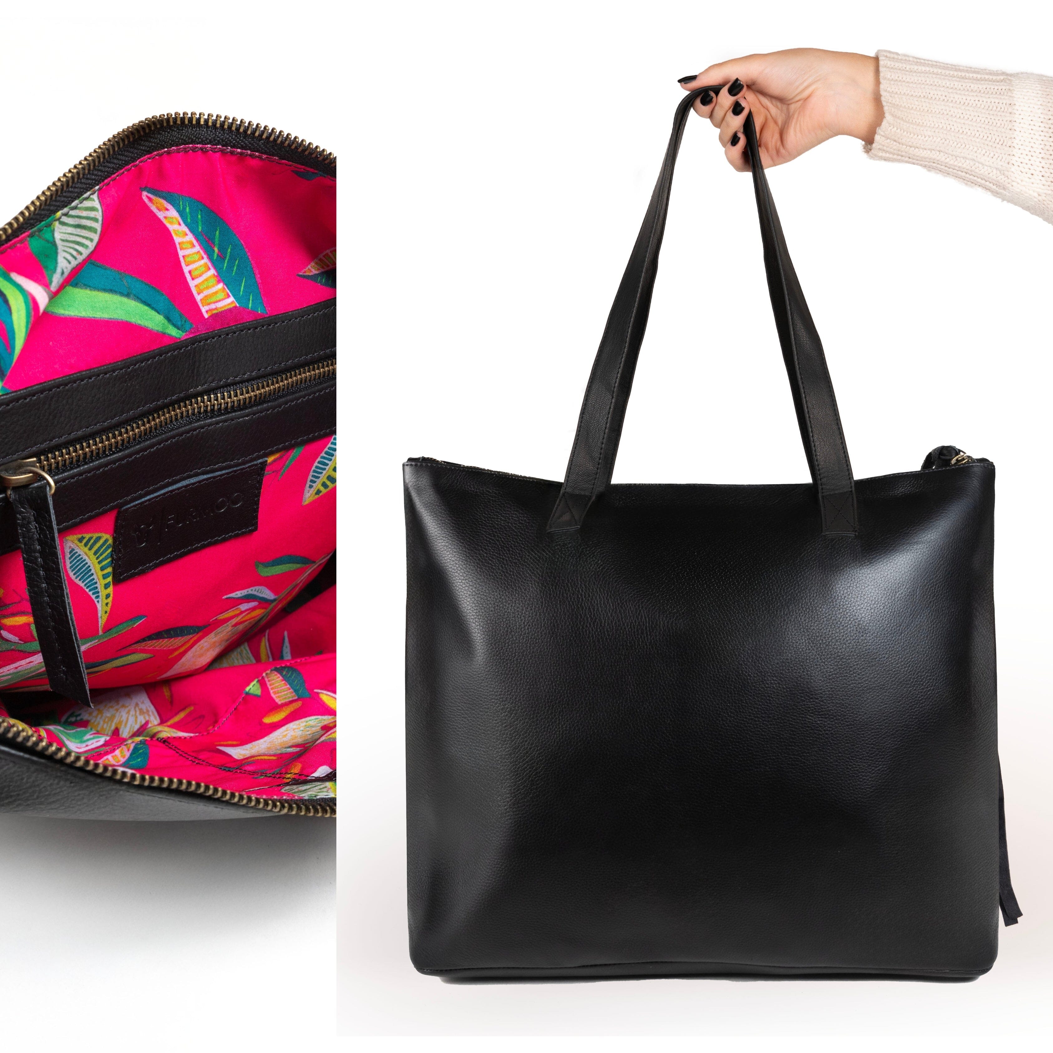 Furmoo Oversized Leather tote