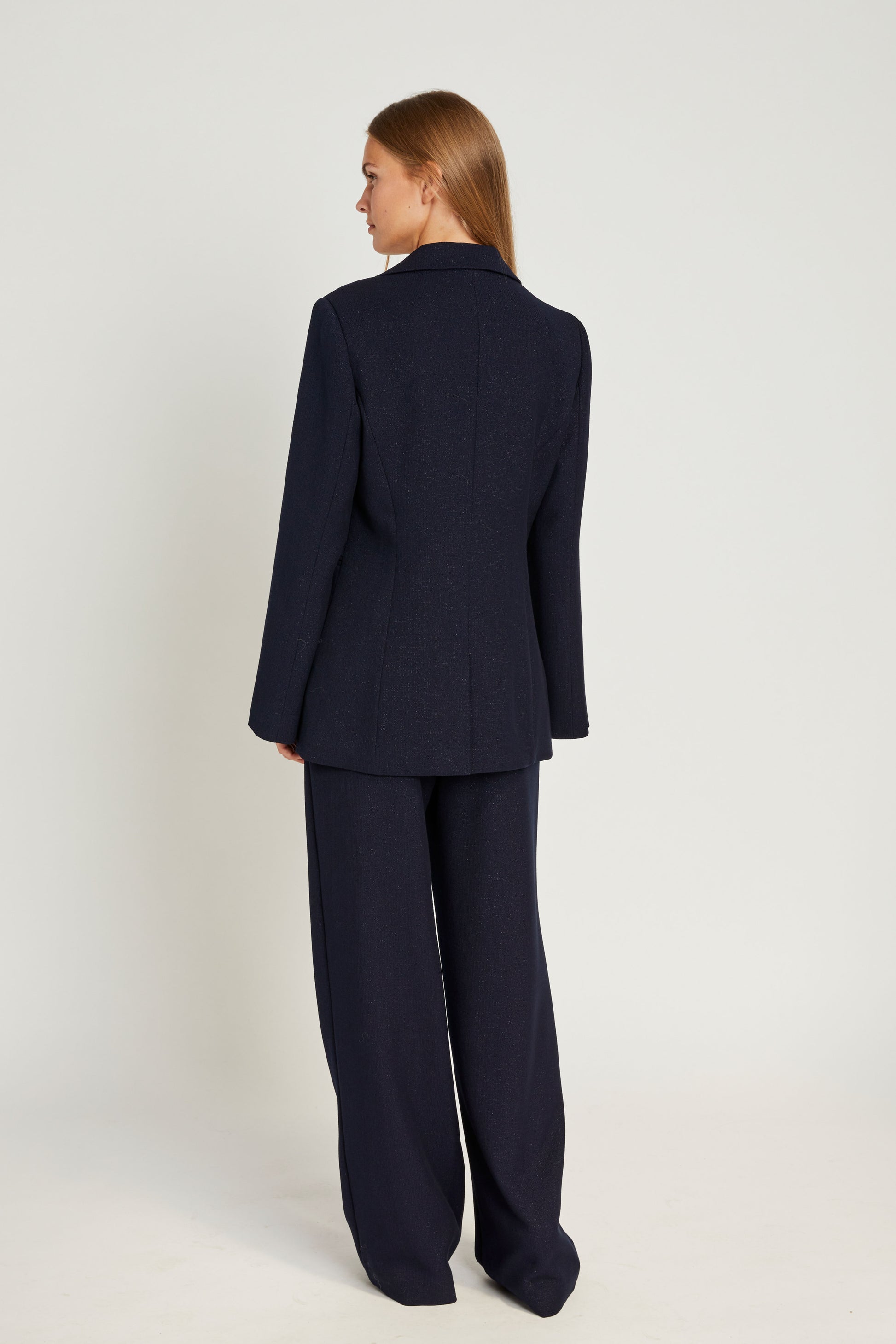 Melina Blazer in Dark Blue Shimmer