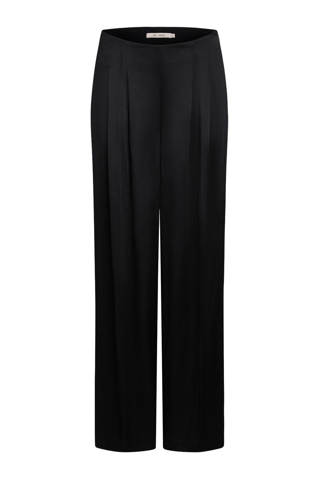 Olana Pleat Pants in Black