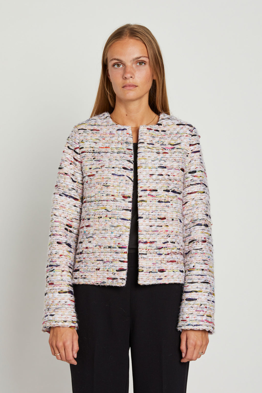 Tiana Jacket in Stone Grey Pink