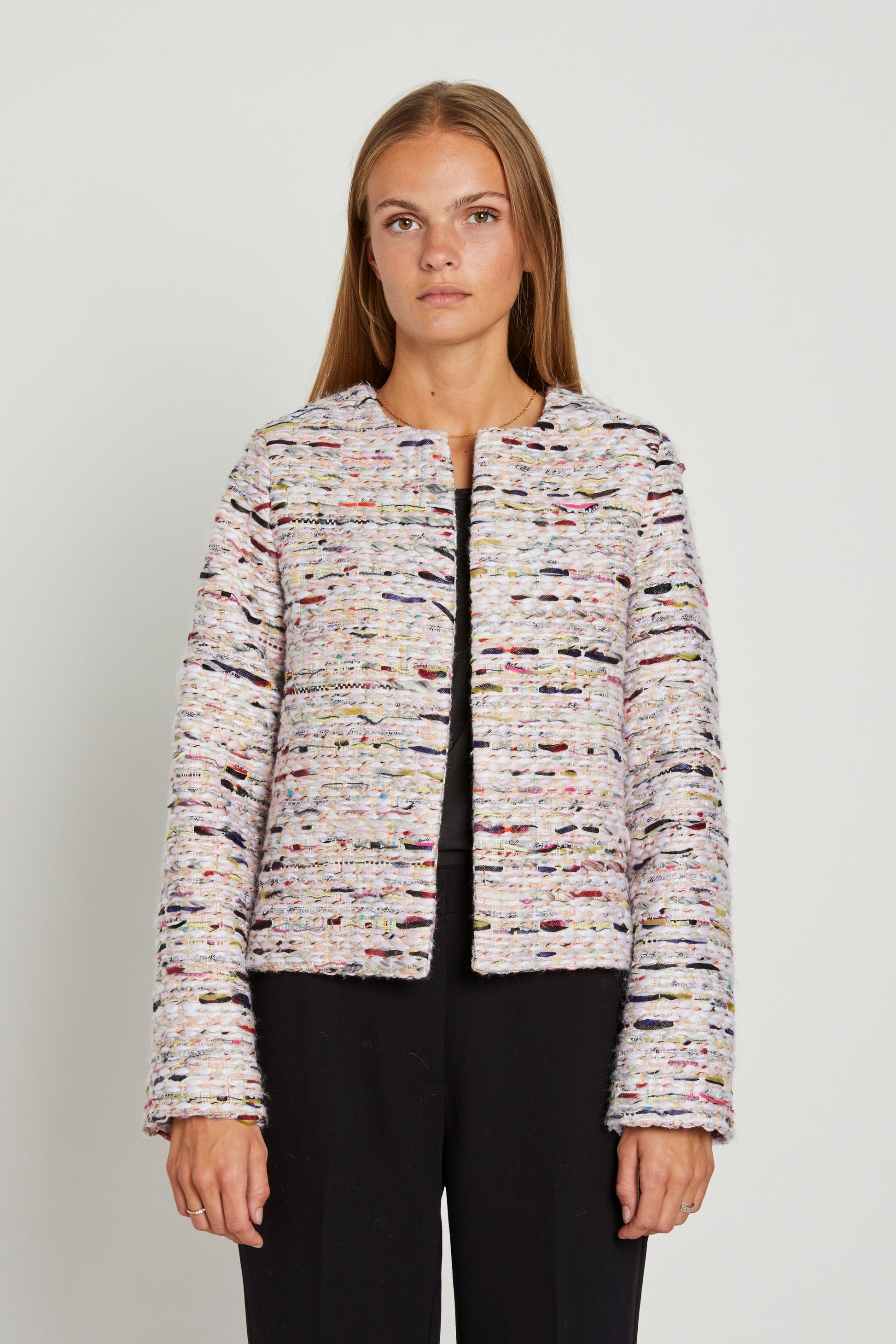 Tiana Jacket in Stone Grey Pink