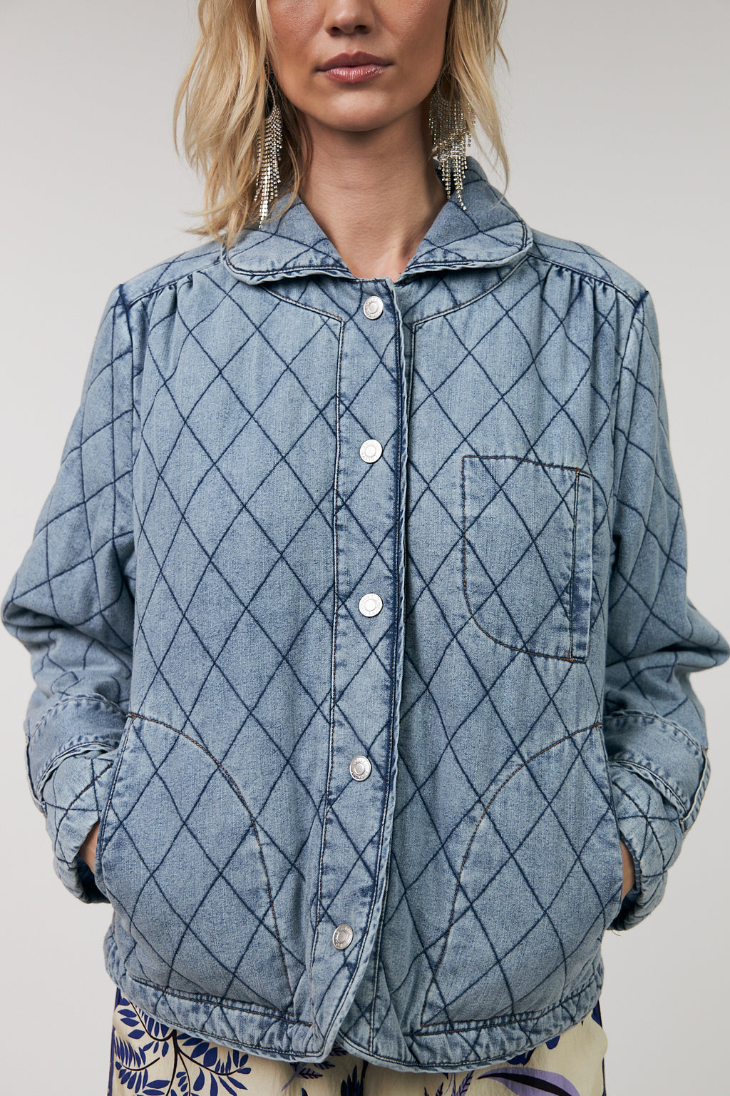 Viola Quilted Jacket. Lollys Laundry
