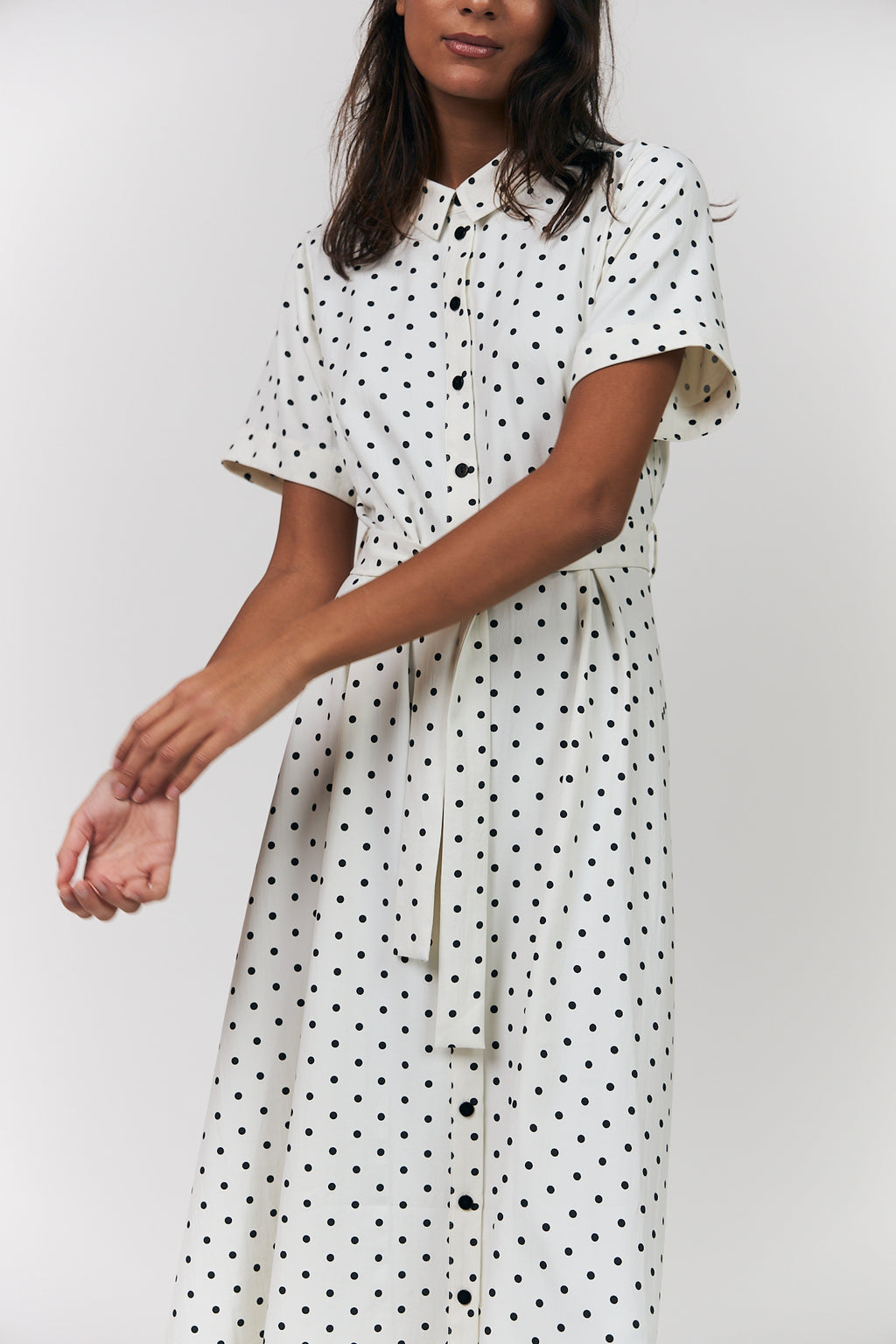 Blake Midi Dress Dot Print  Lollys Laundry