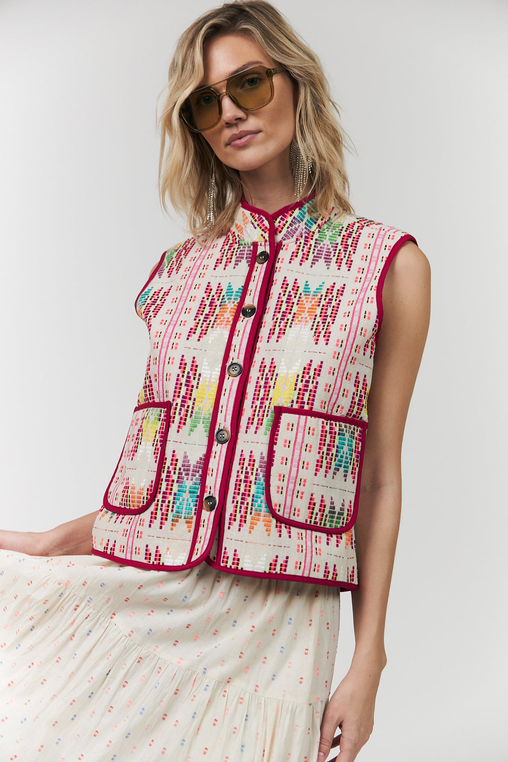 Cairo Quilted Vest. Lollys Laundry