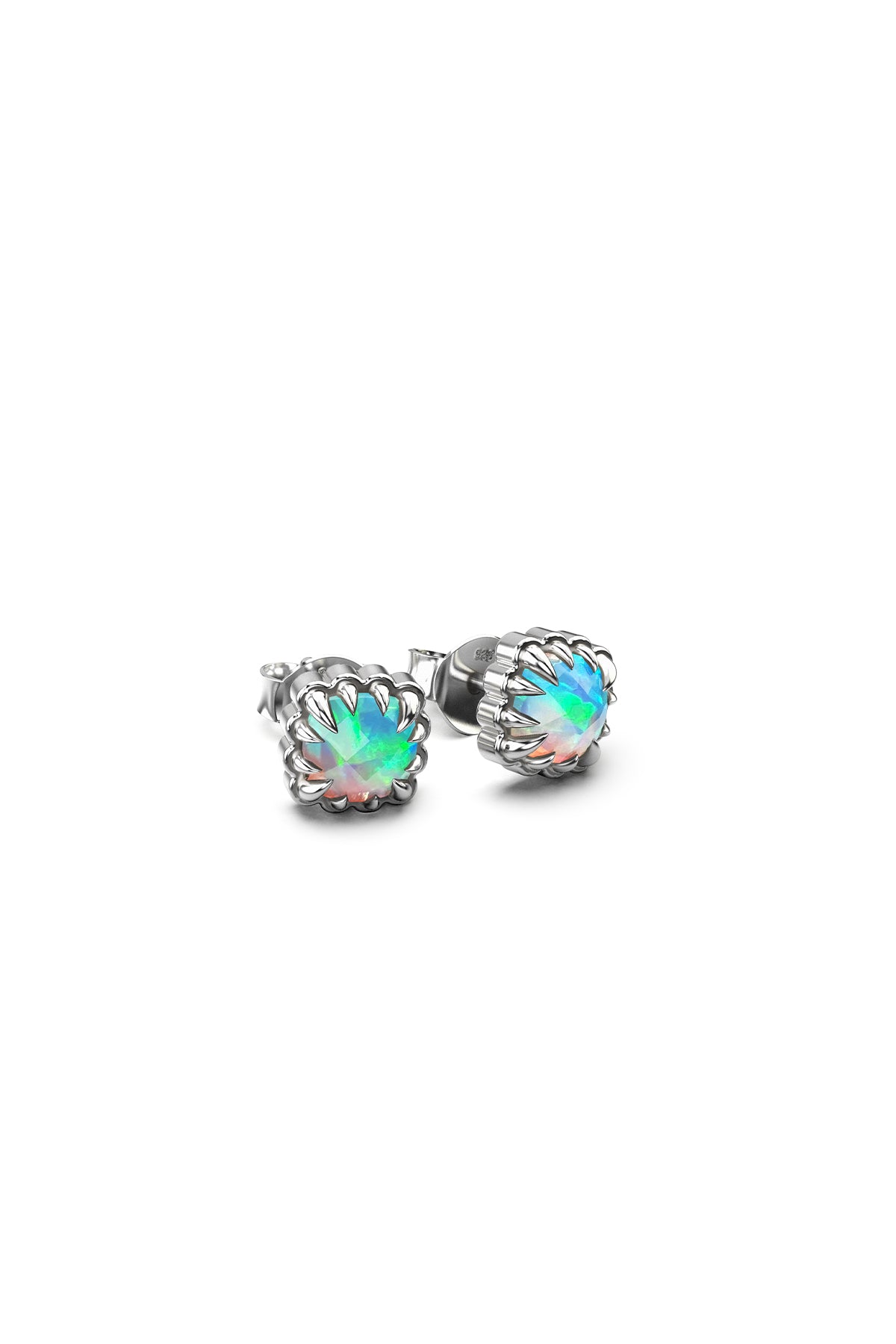 Stolen Girlfriend Mini claw studs opal