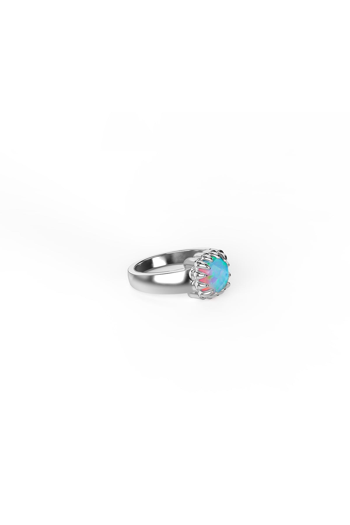 Stolen Girlfriend Baby claw ring opal