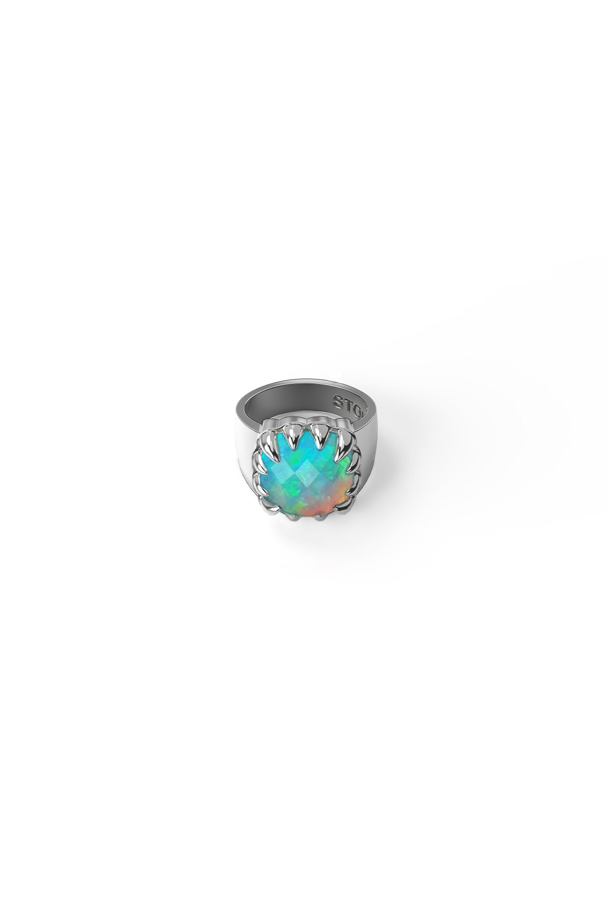 Stolen Girlfriend Claw ring opal