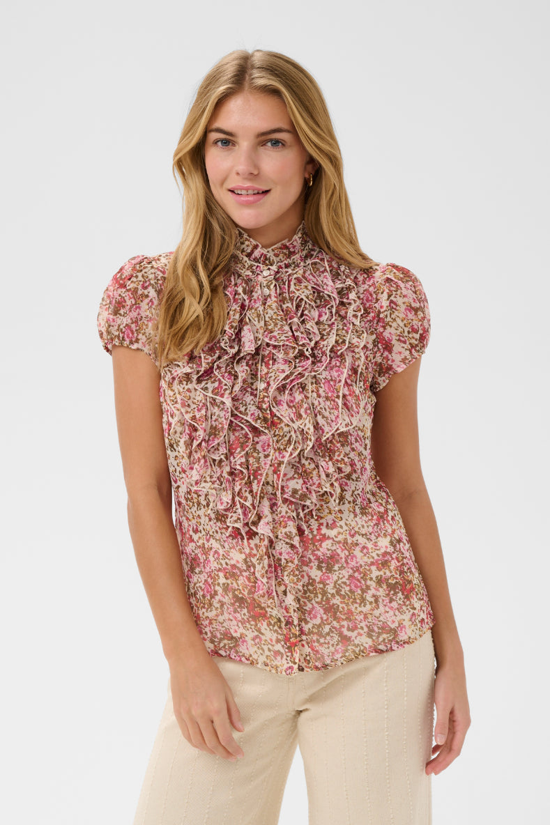Lilja Crinkle Shirt - SAINT TROPEZ