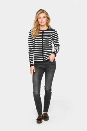 Mila Striped Cardigan Saint Tropez