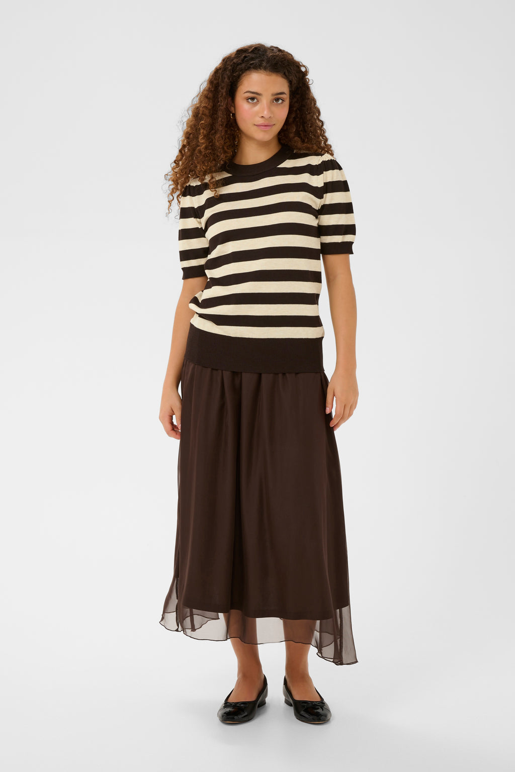 Mila SS Striped Pullover - Saint Tropez