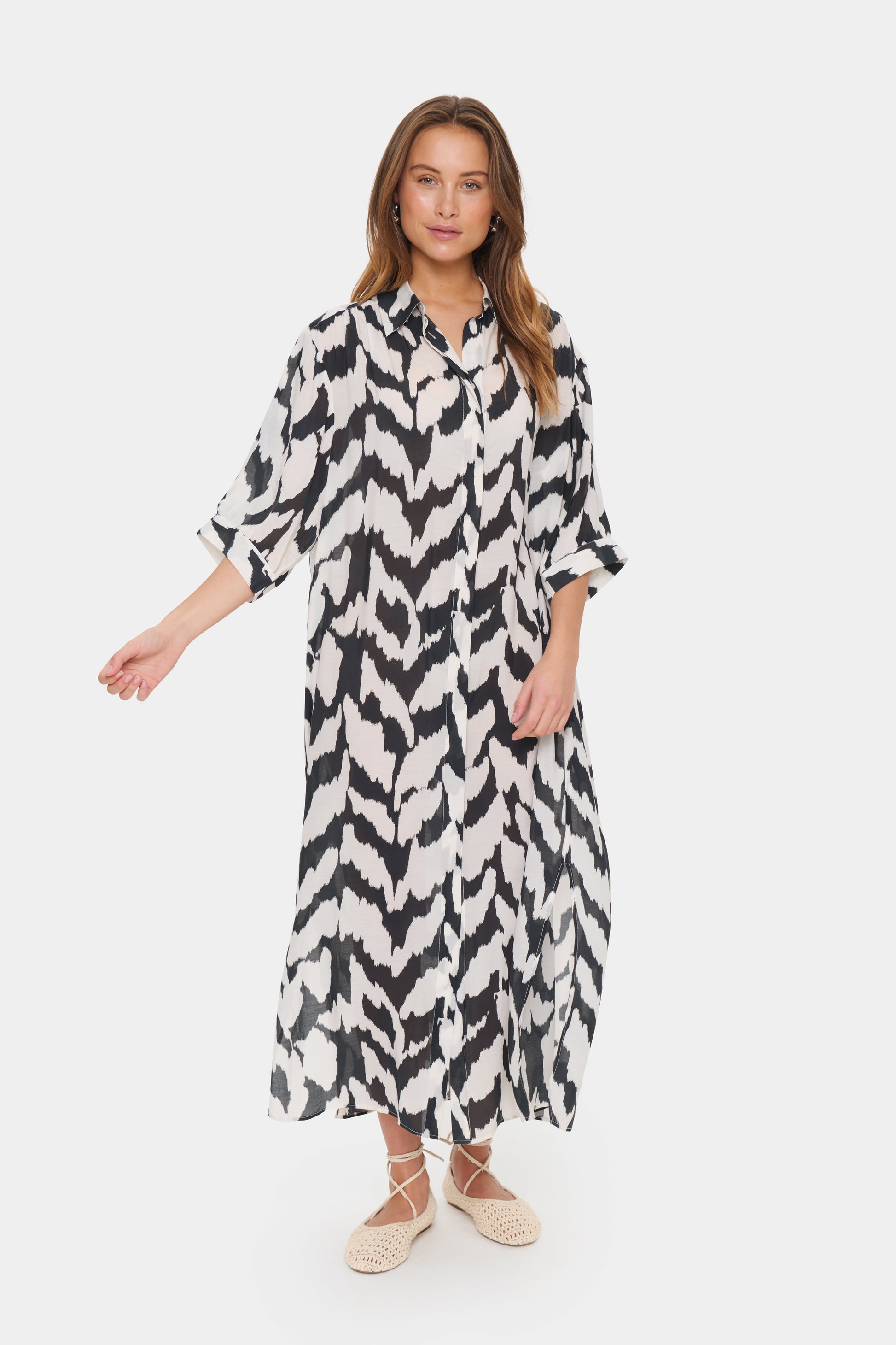Kelsie Shirt Dress Saint Tropez