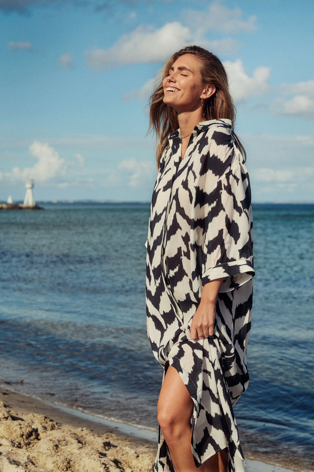 Kelsie Shirt Dress Saint Tropez